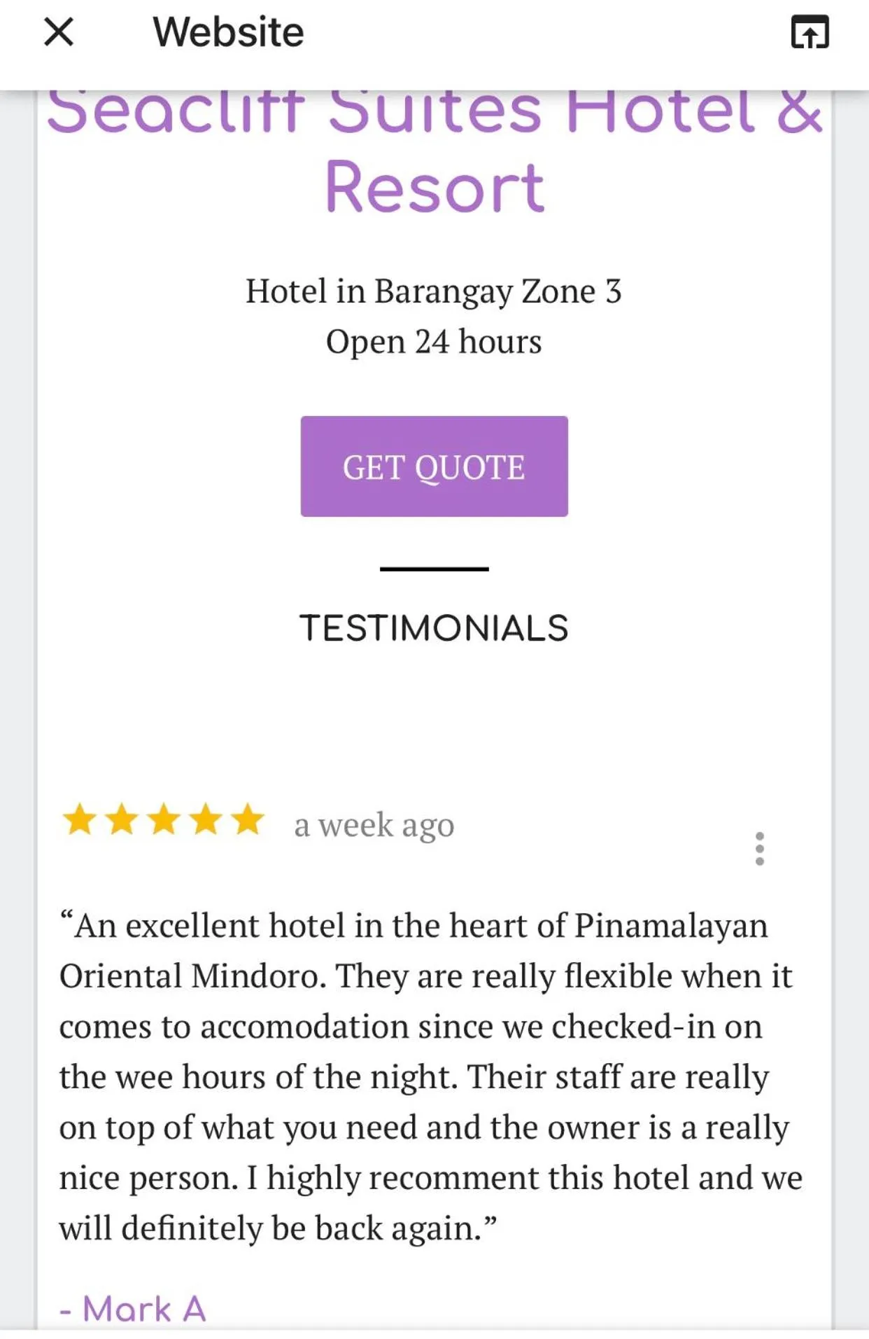 Seacliff Suites Hotel and Resort