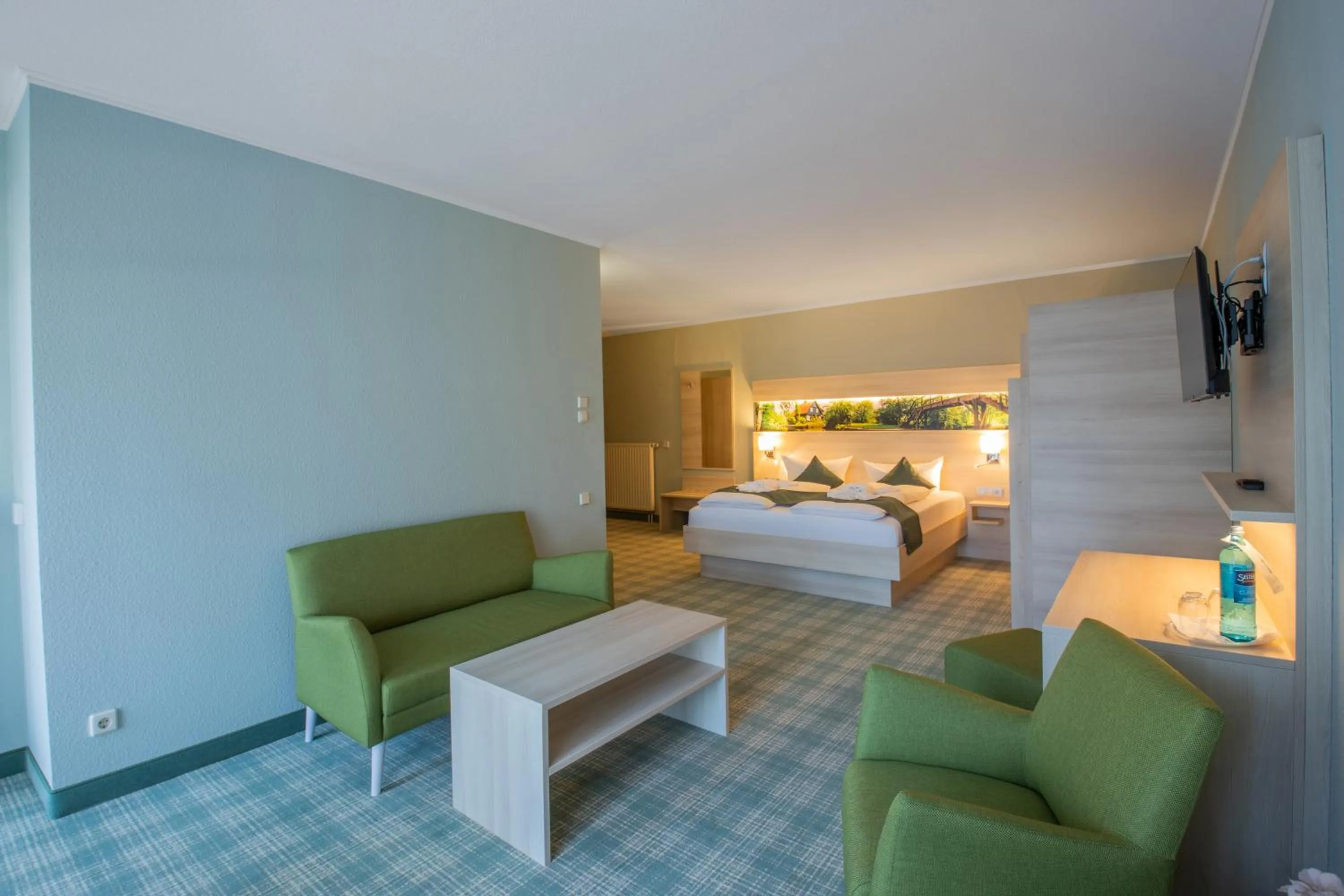 Photo of the whole room, Bed in Ferien Hotel Spree-Neisse