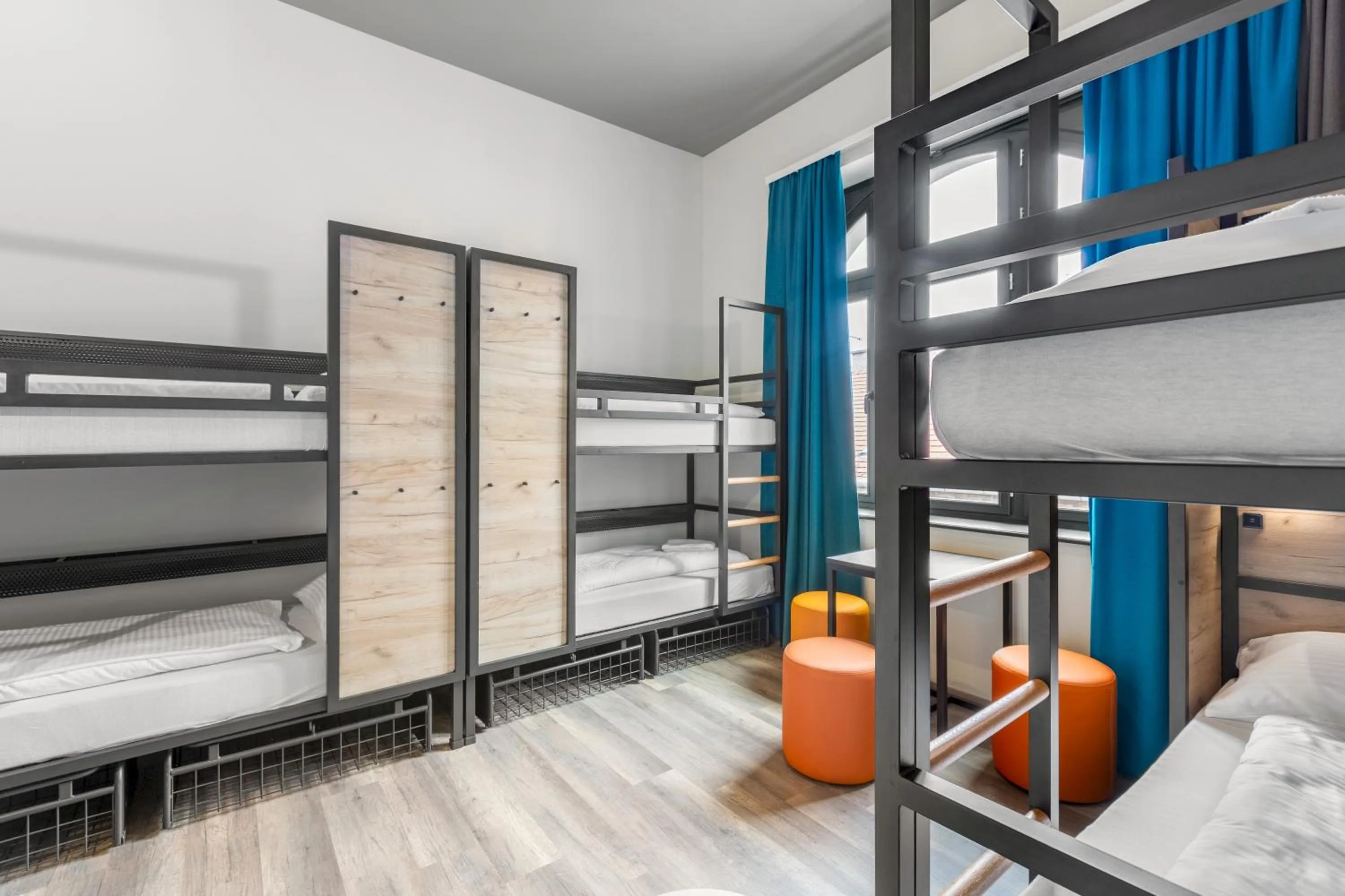 Photo of the whole room, Bed in a&o Budapest City