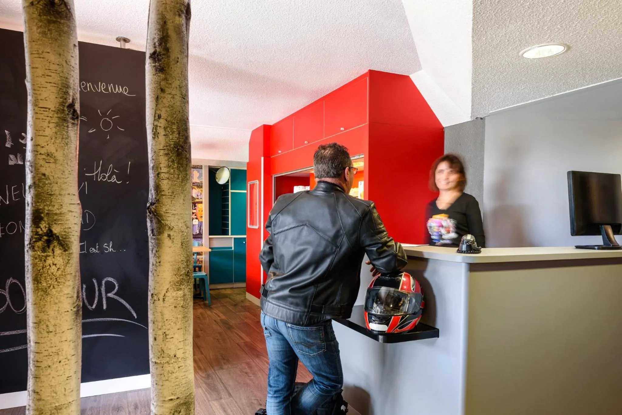 Lobby or reception in hotelF1 Toulouse L'Union