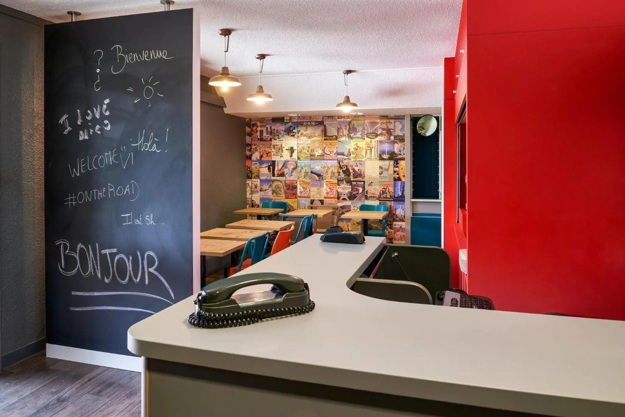 Lobby or reception in hotelF1 Toulouse L'Union