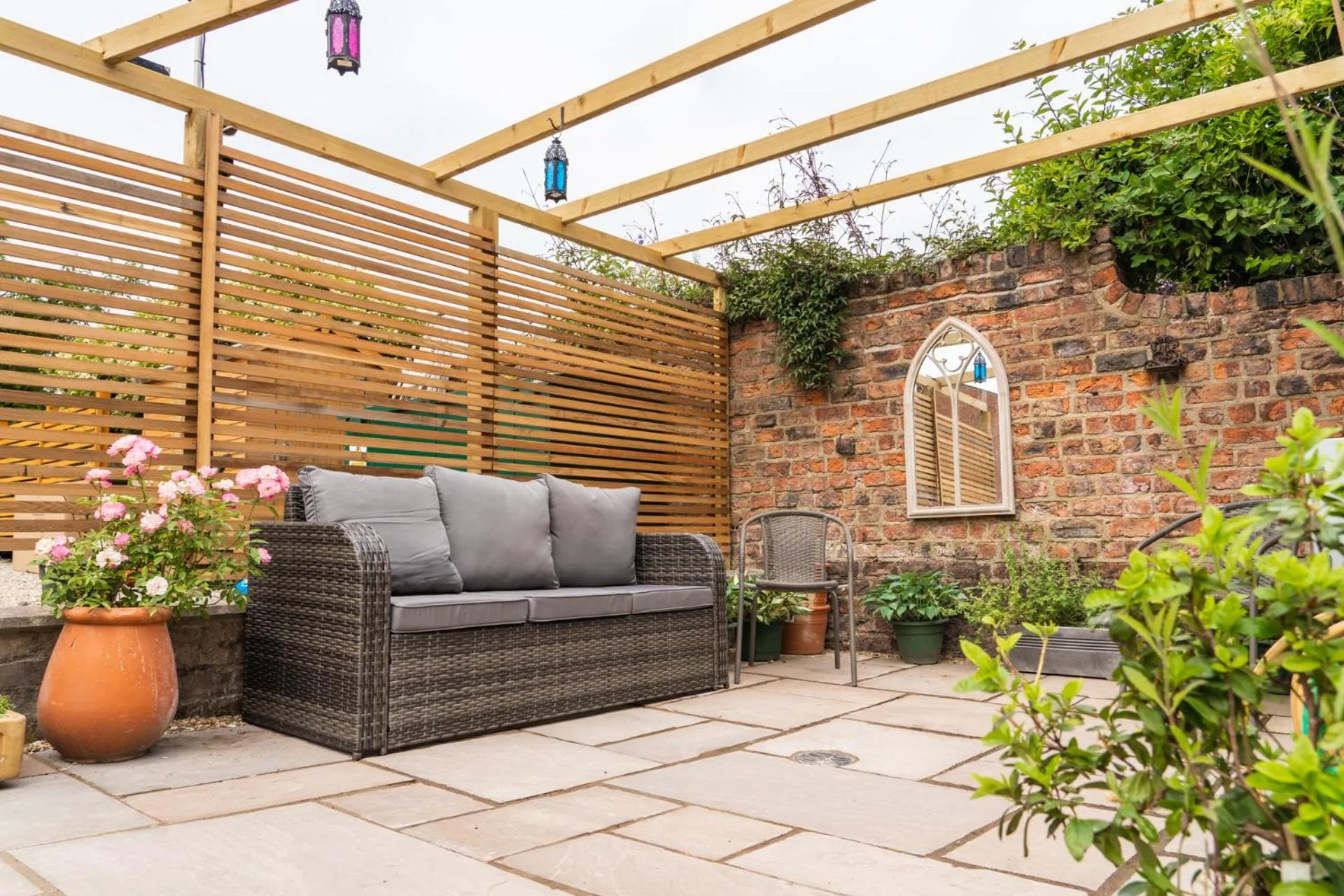 Patio in MonkBridge House