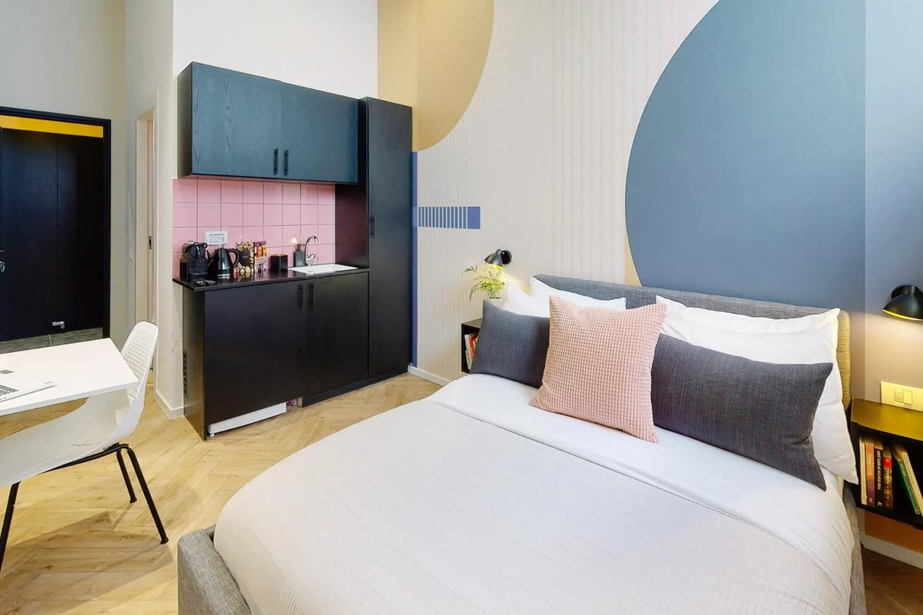 Bed in Colorbox - by Loginn Tel-Avivian hotels