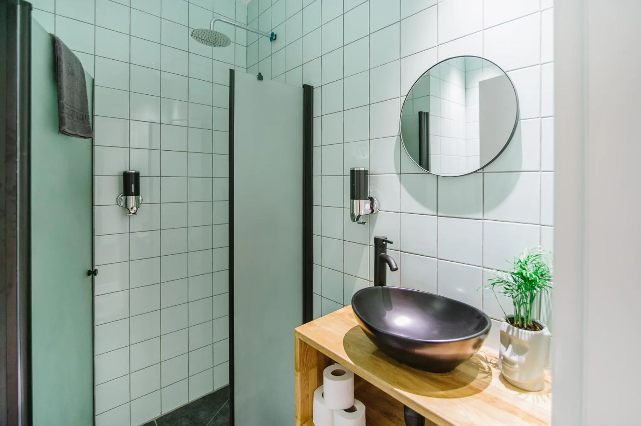 Bathroom in Colorbox - by Loginn Tel-Avivian hotels