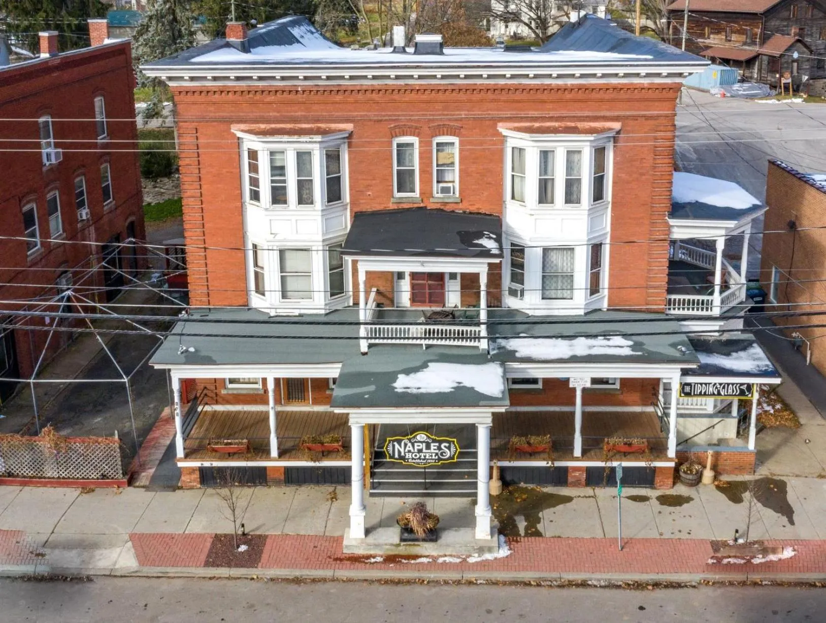 Bird's eye view in Naples Hotel
