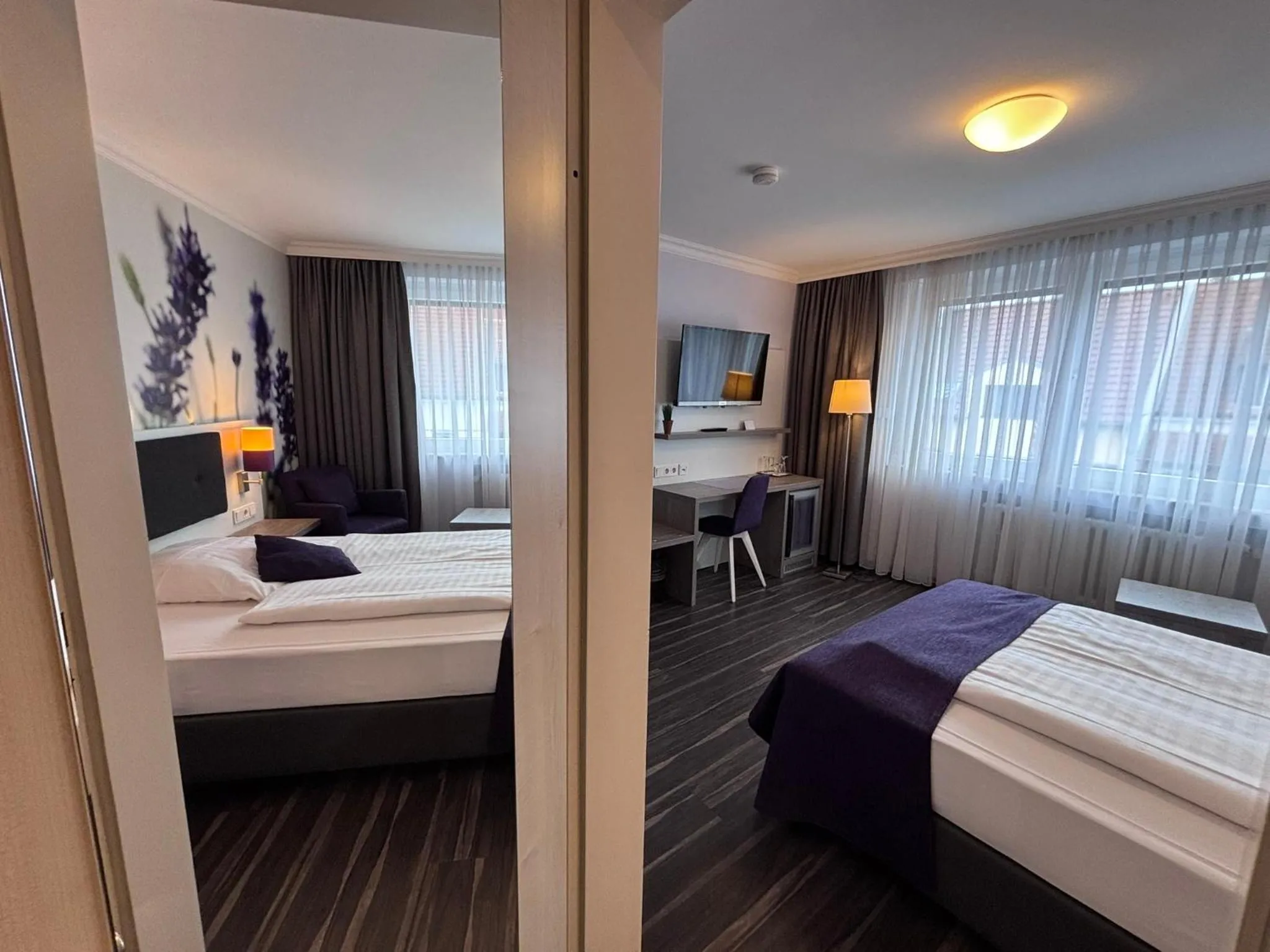 Photo of the whole room, Bed in Garten-Hotel Ponick