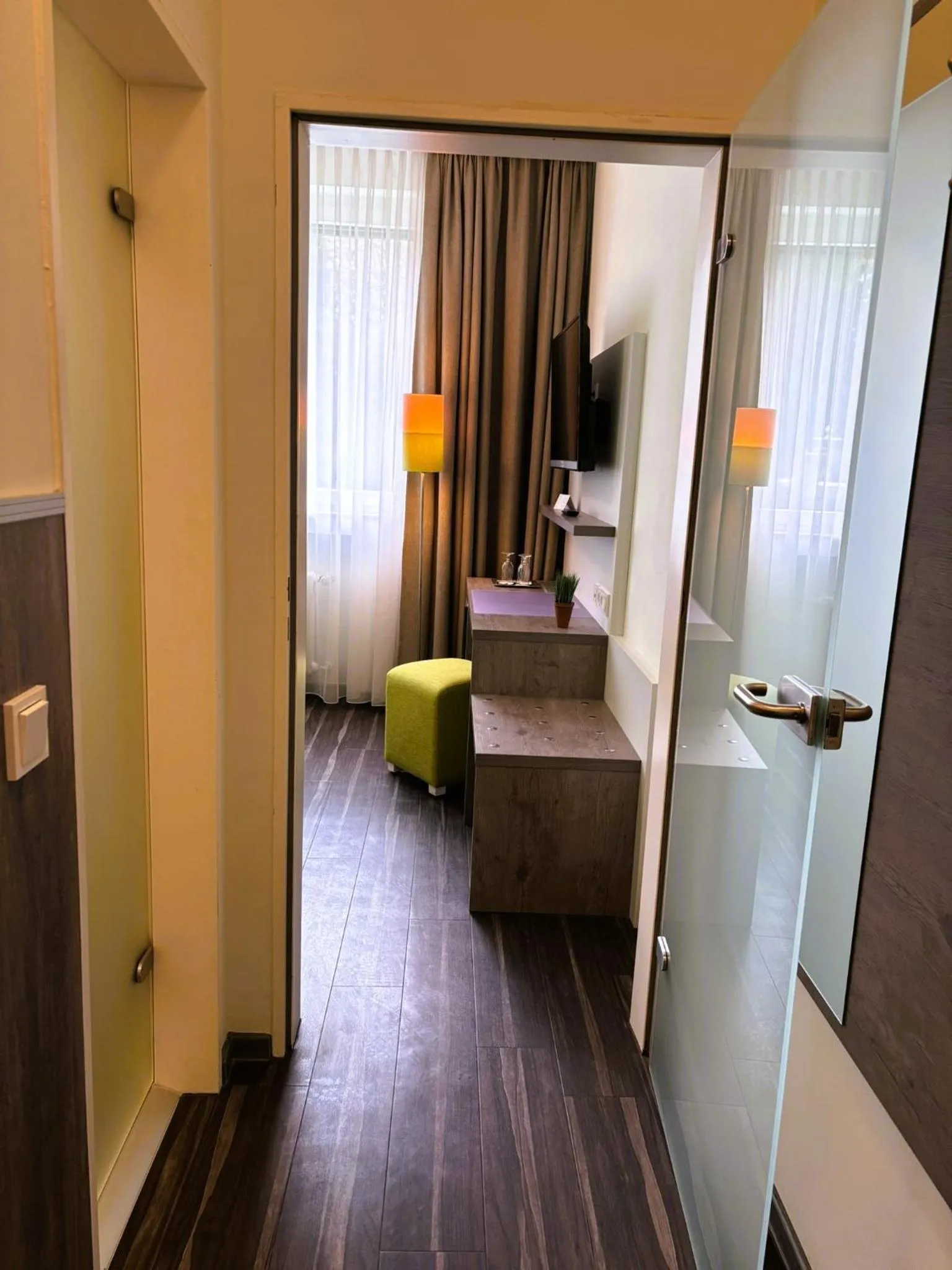 Photo of the whole room, Bed in Garten-Hotel Ponick