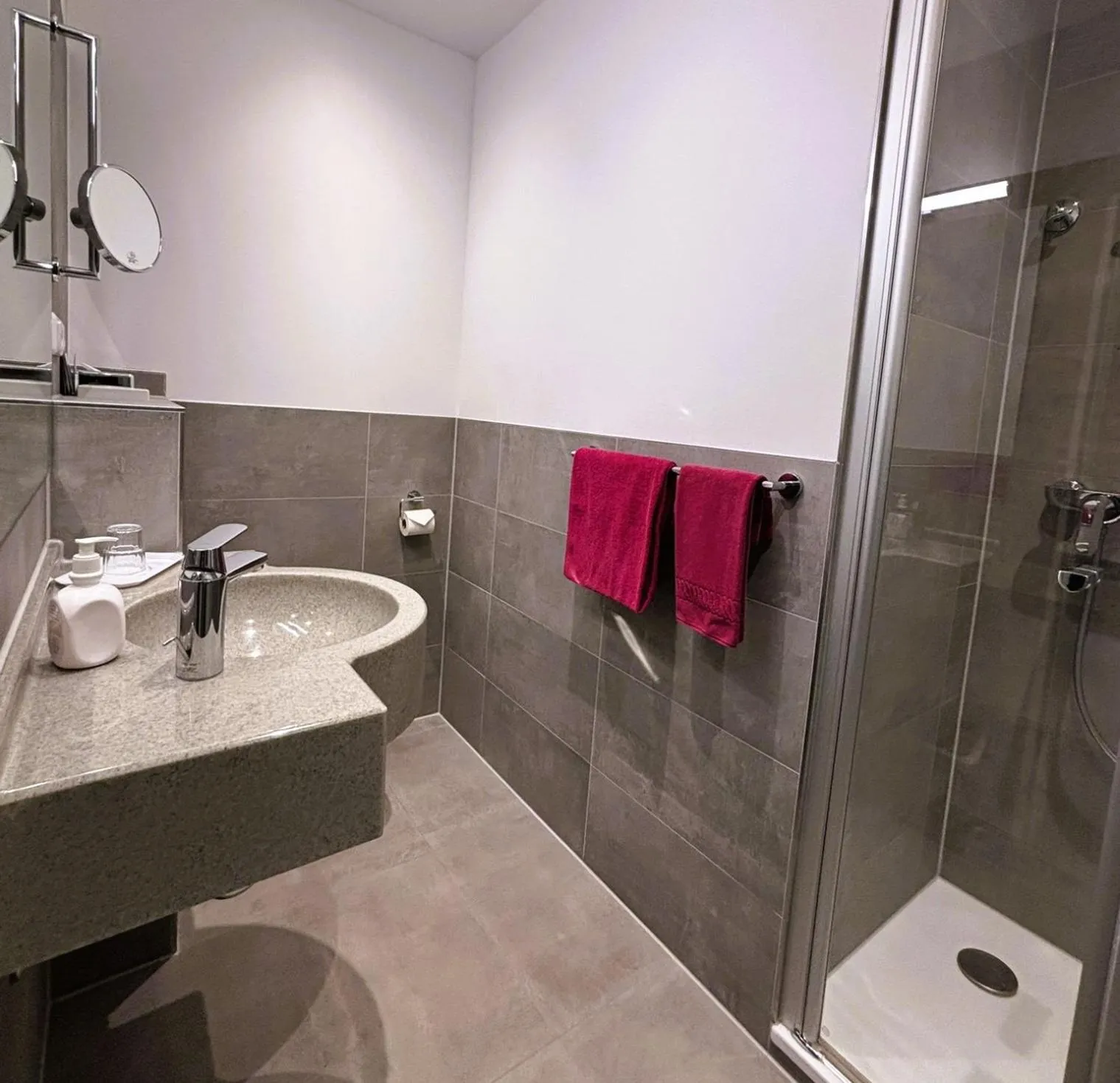 Bathroom in Garten-Hotel Ponick