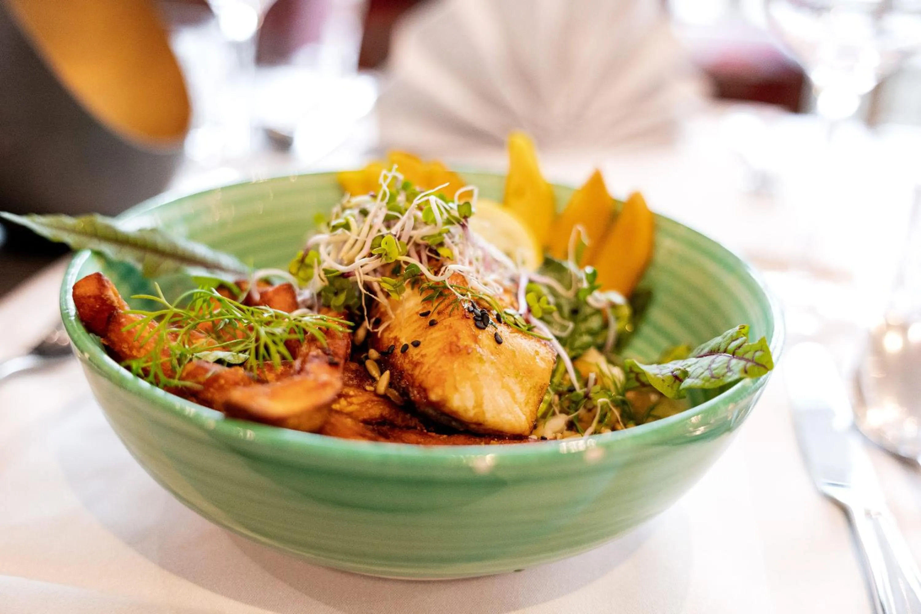 Restaurant/places to eat in Wellness & Ayurveda Hotel Am Eichenberg