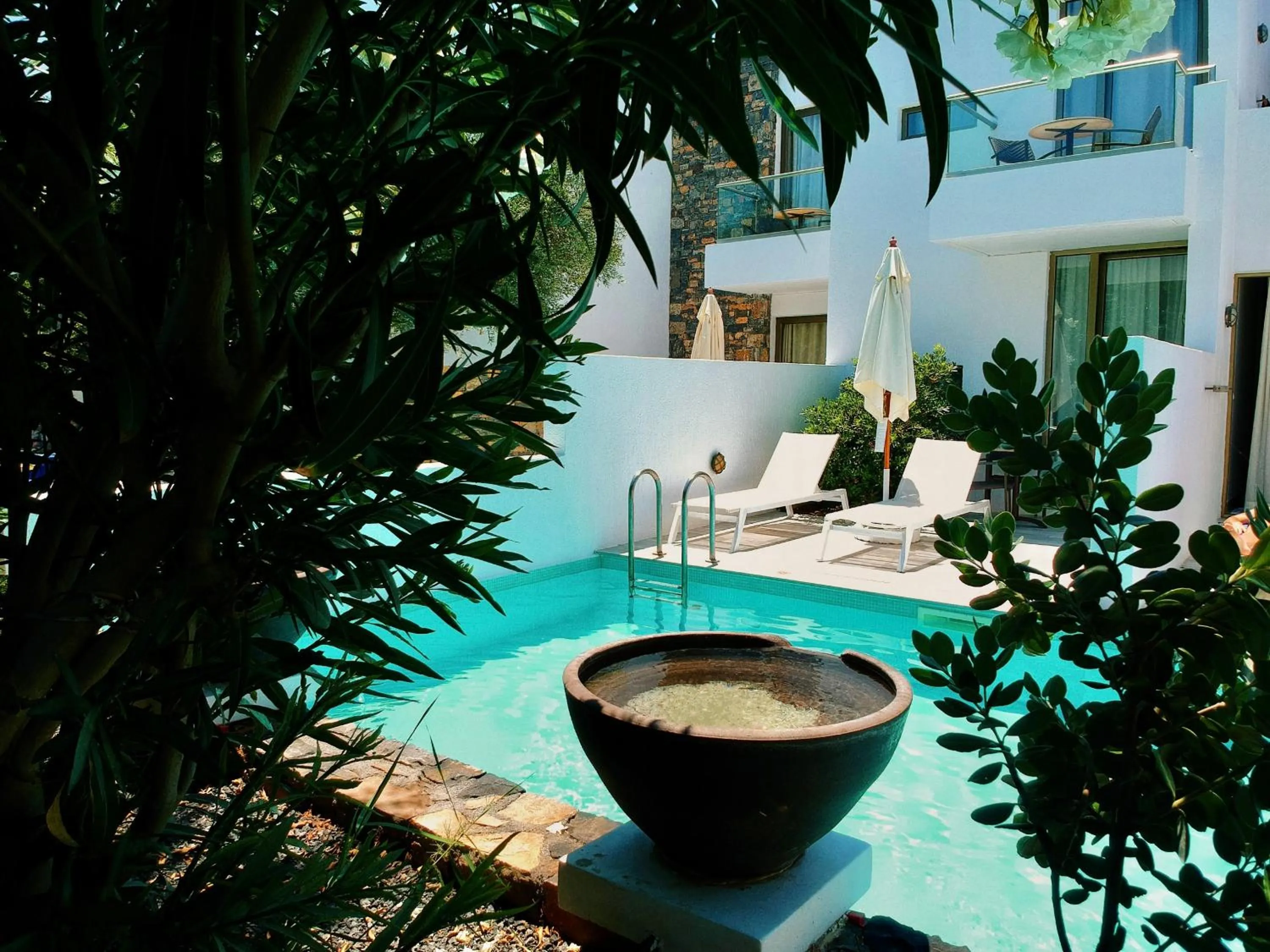 Pool view in The Island Hotel - Adults Only -