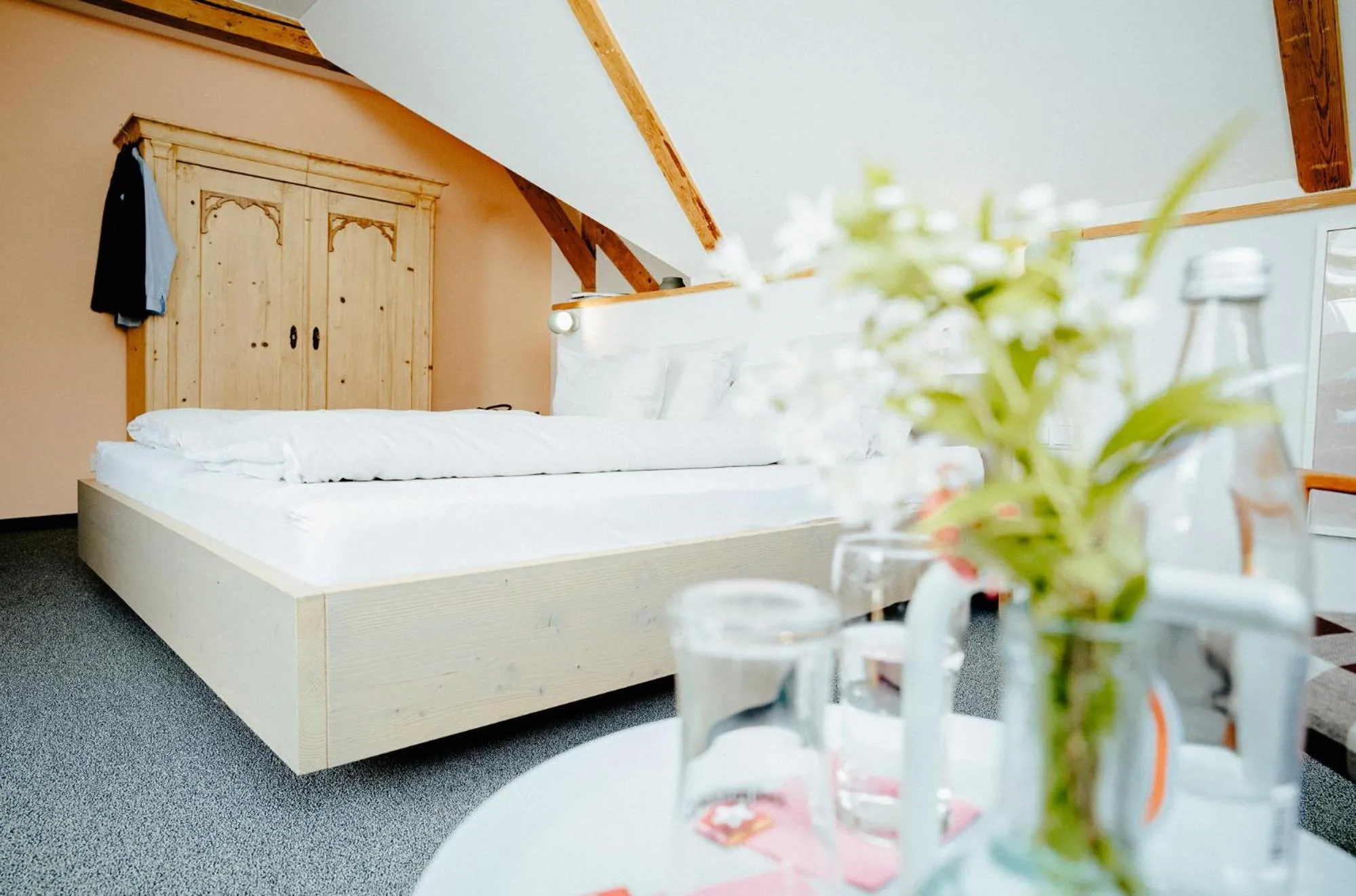 Photo of the whole room, Bed in Alpenrose Bayrischzell Hotel