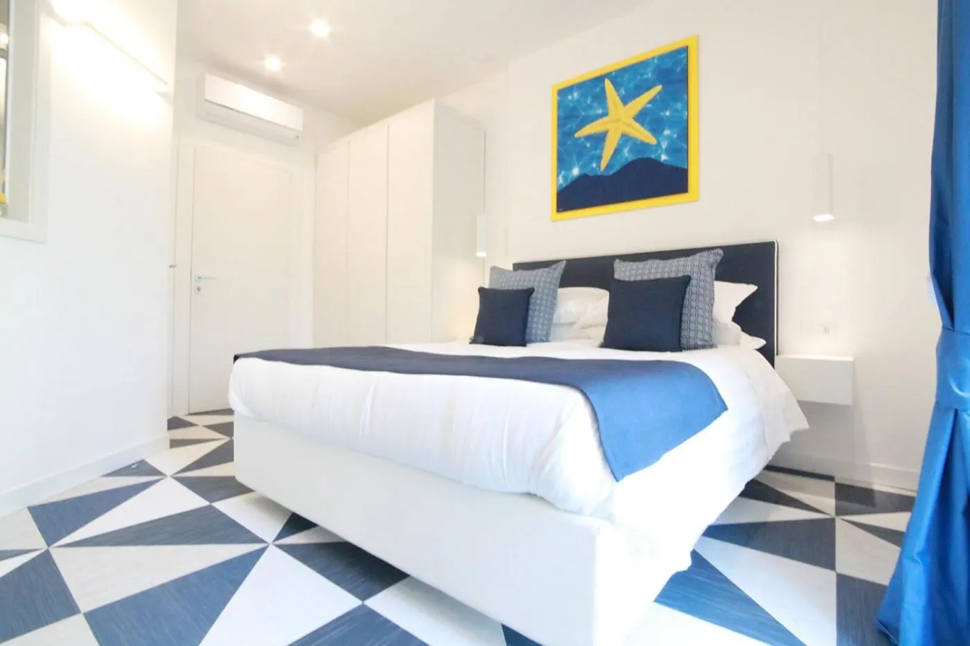 Bed in Villa Cettina Boutique Hotel