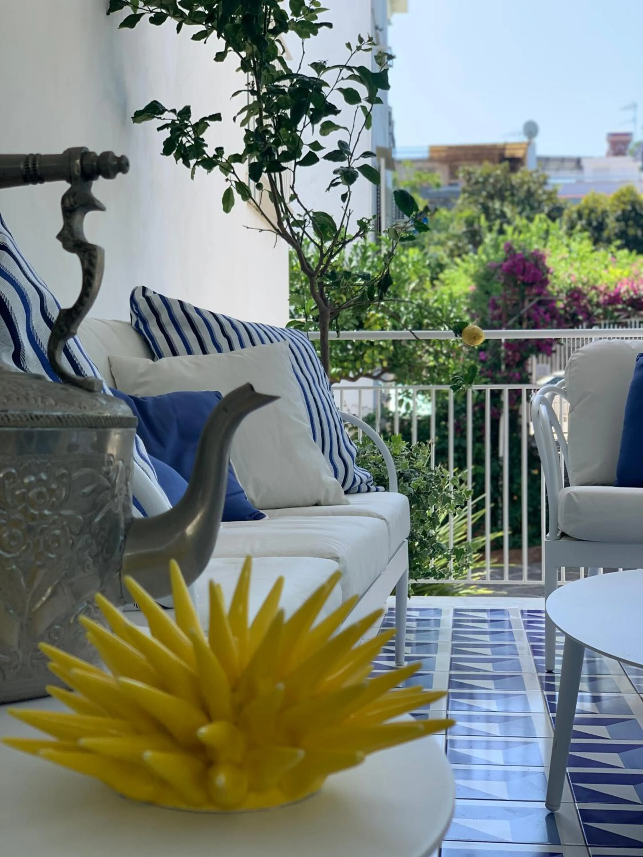 Balcony/Terrace in Villa Cettina Boutique Hotel