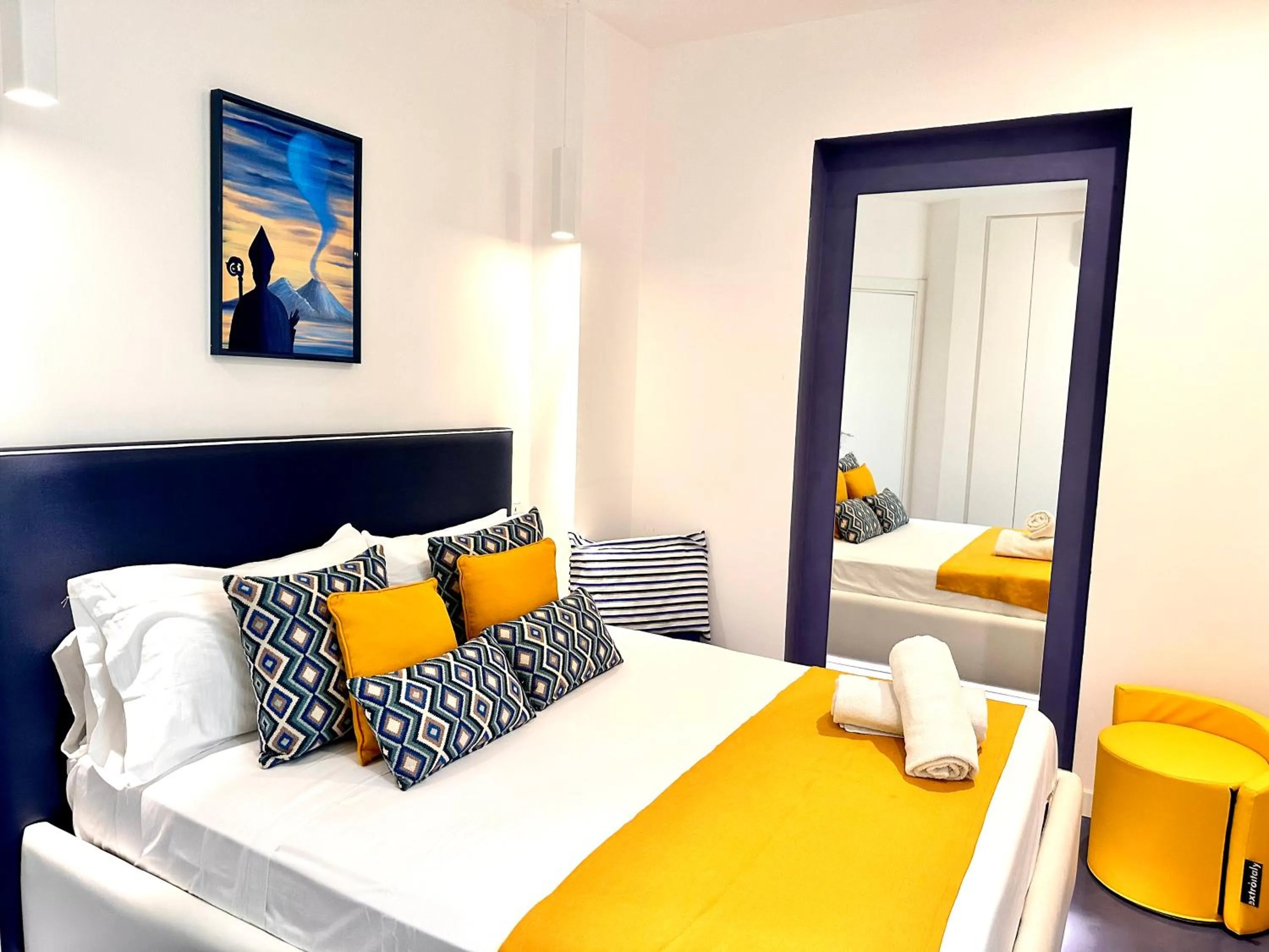 Bed in Villa Cettina Boutique Hotel