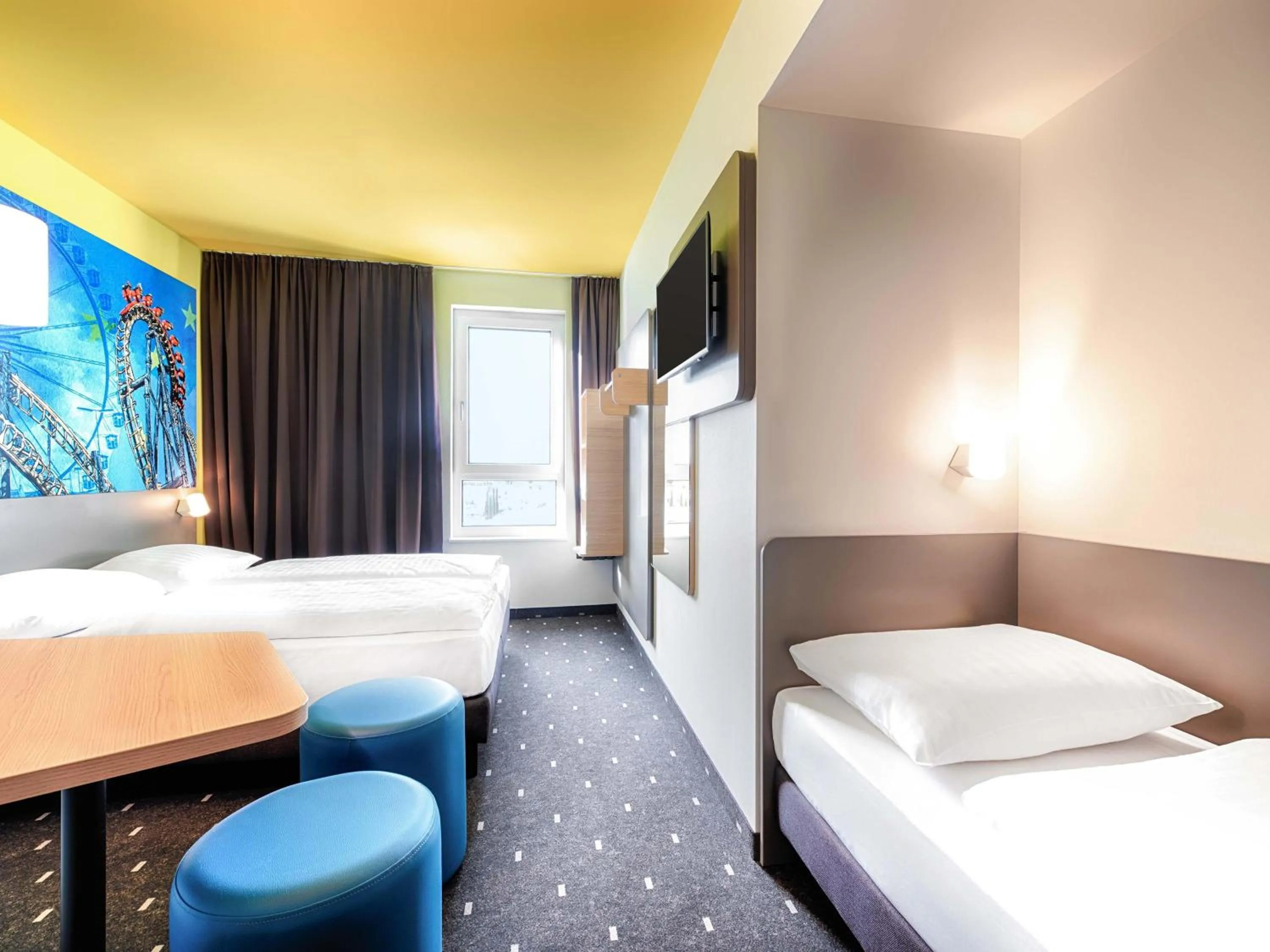 Photo of the whole room, Bed in B&B Hotel Rust-Ettenheim