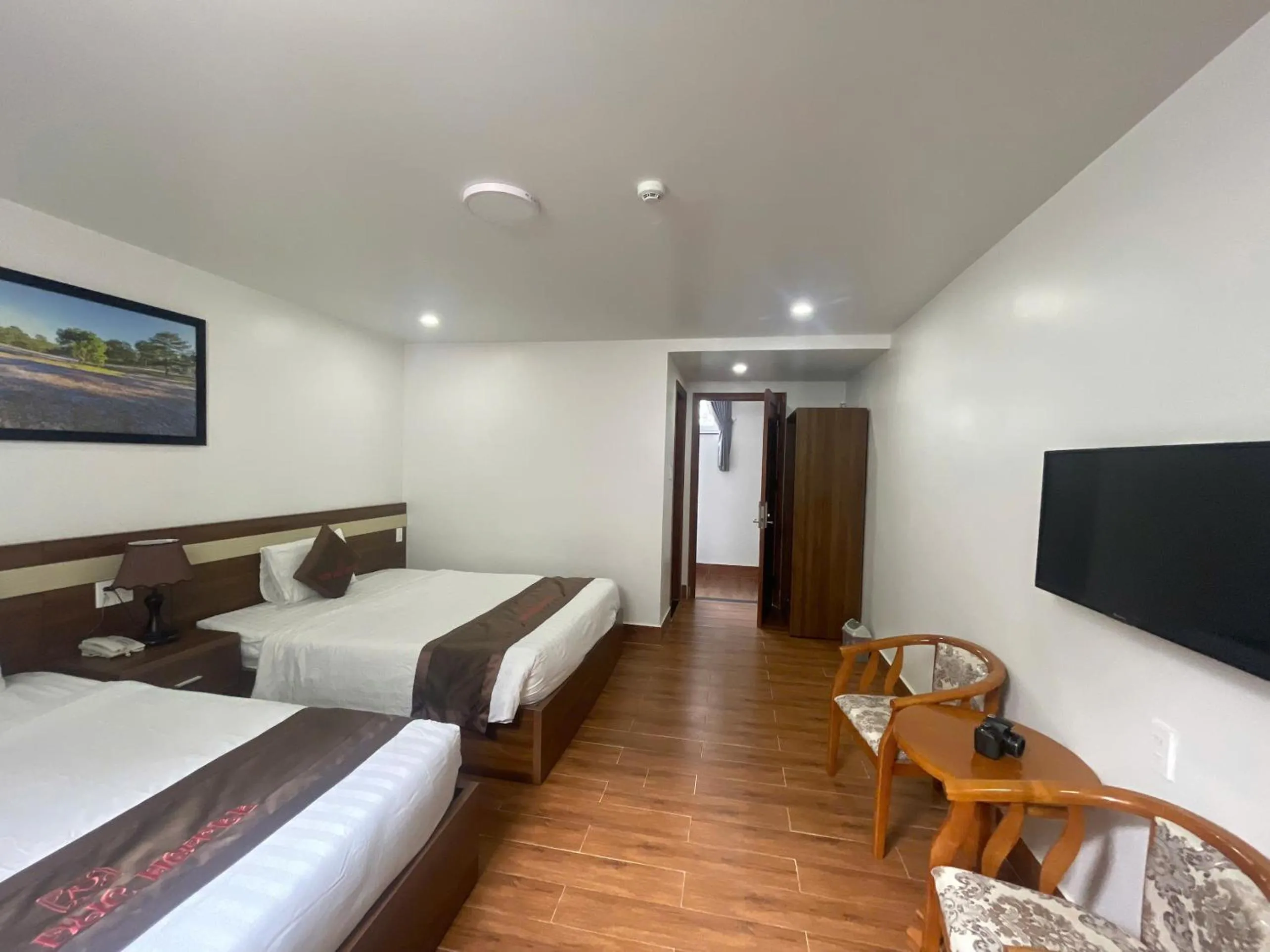 Bed in Anh Duc Hotel Da Lat