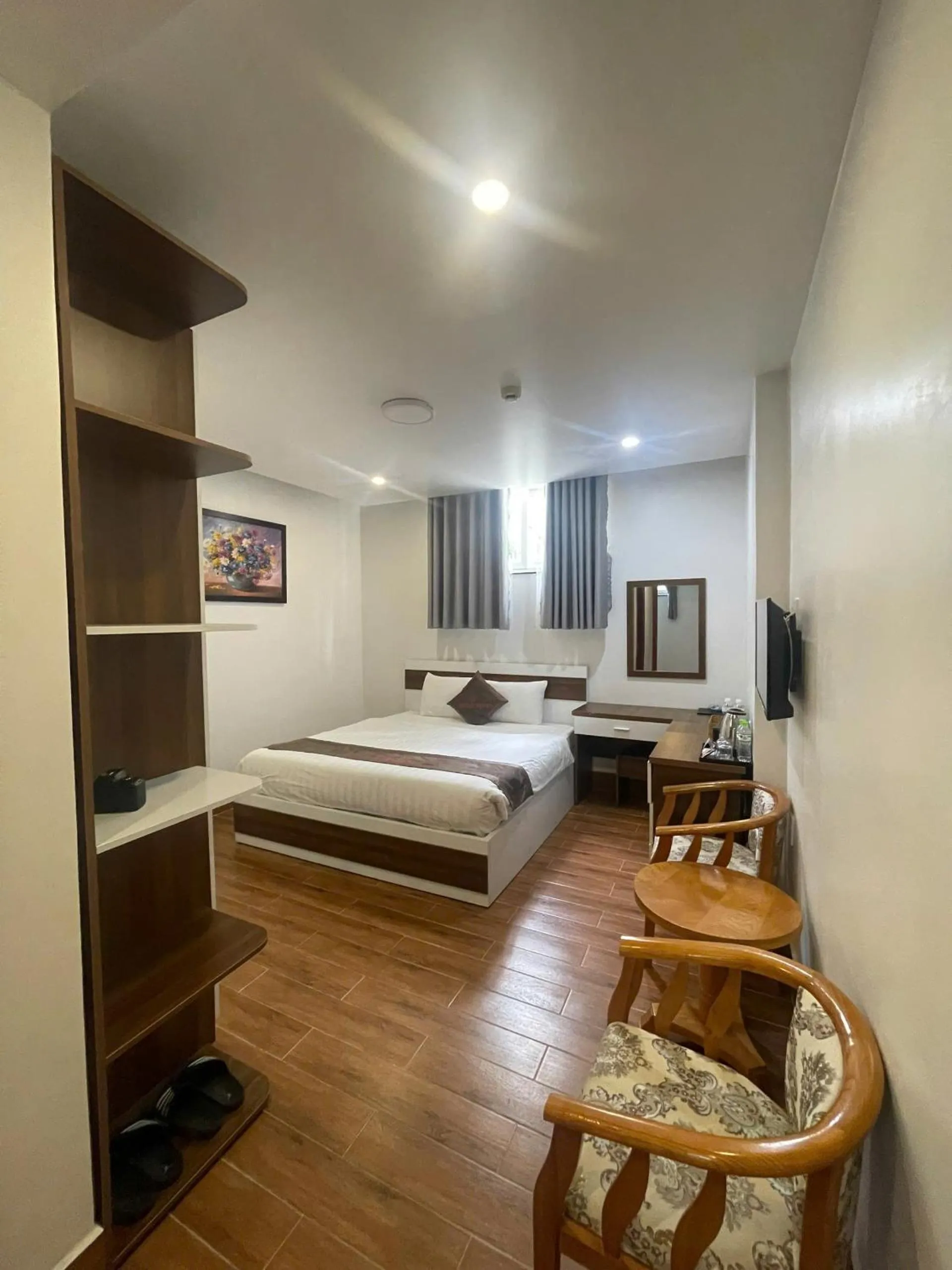 Bed in Anh Duc Hotel Da Lat