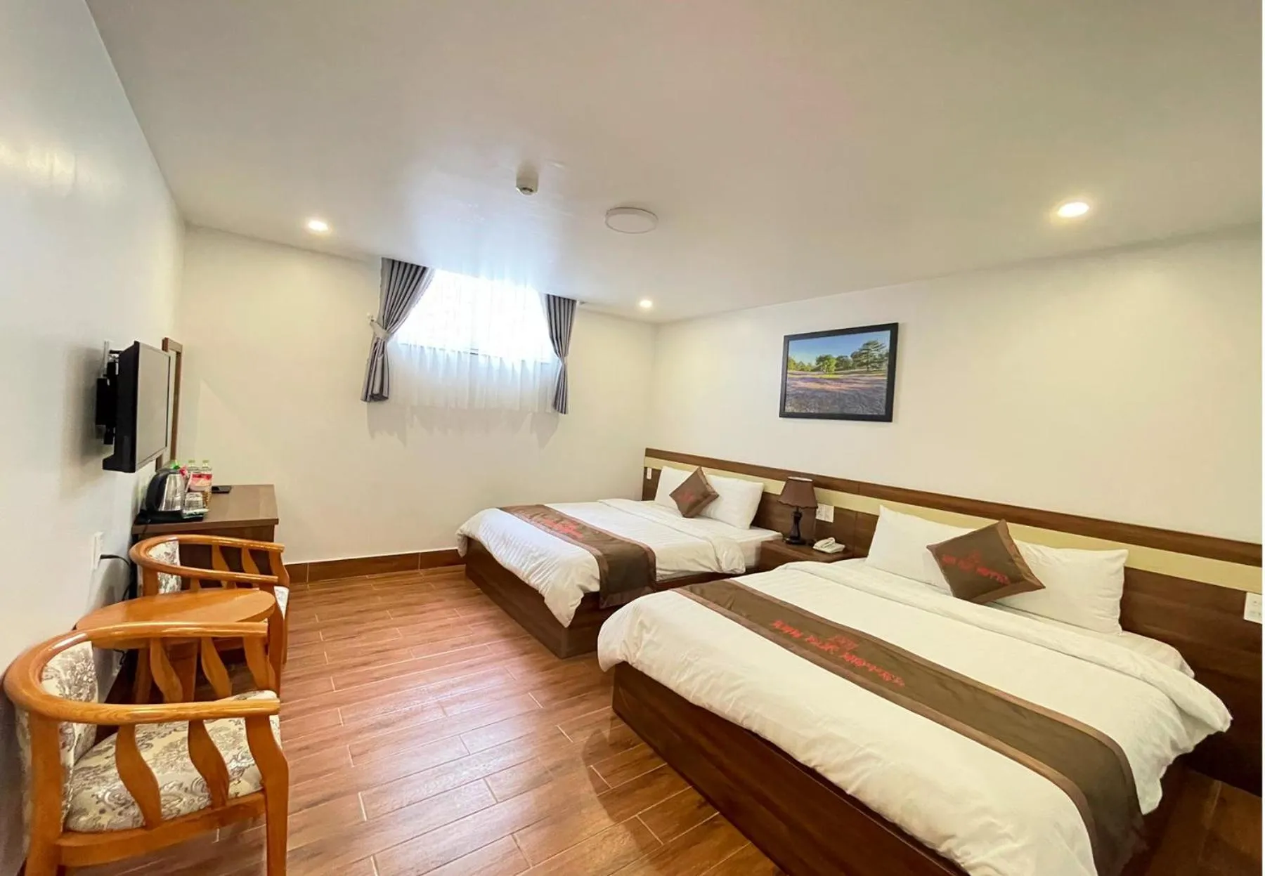 Bed in Anh Duc Hotel Da Lat