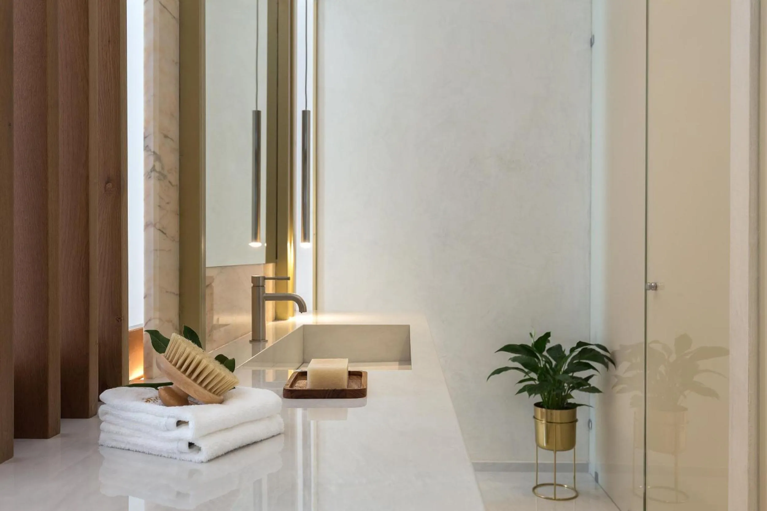 Bathroom in Mirabile Luxury Suites