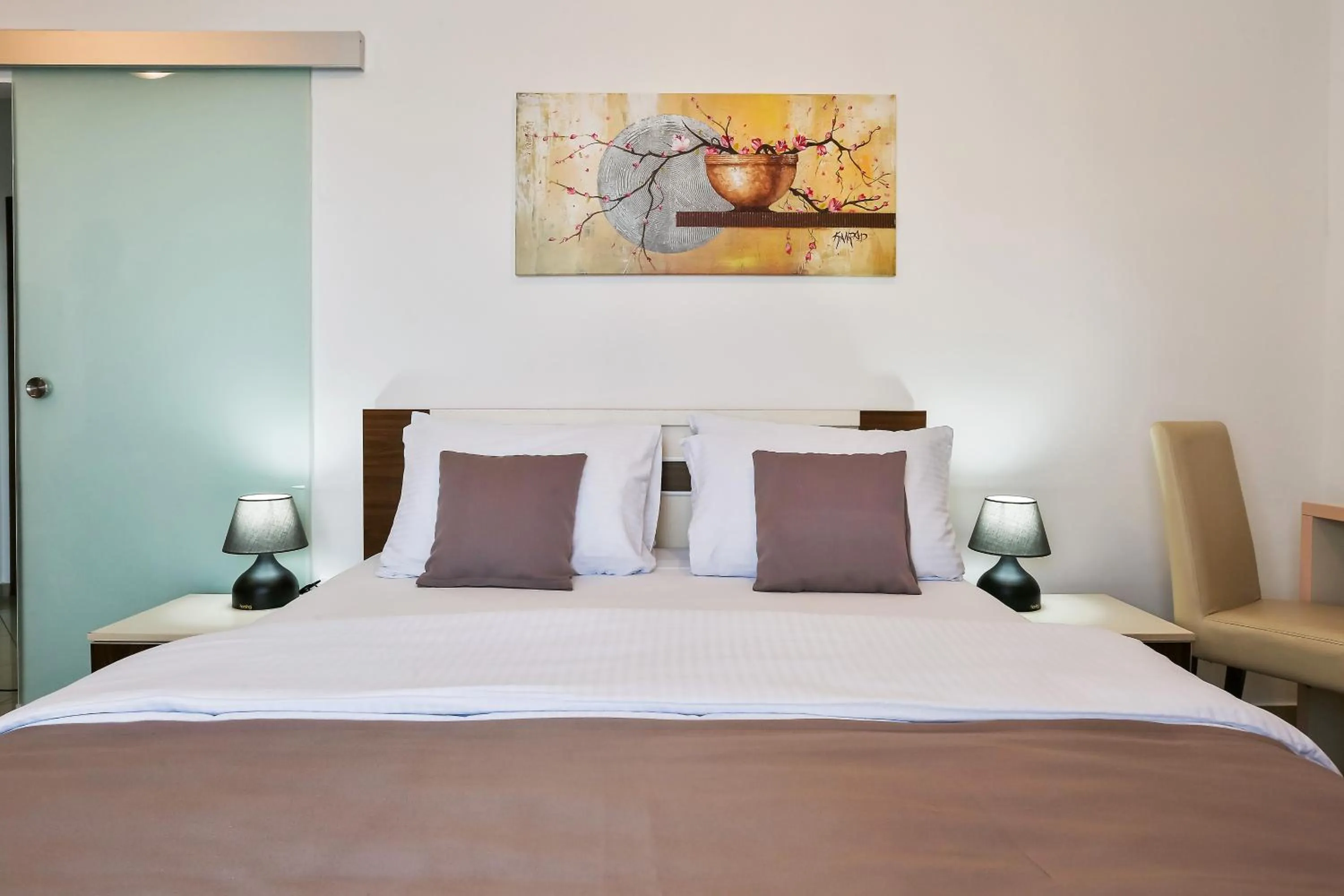 Bedroom, Bed in Hotel La mer