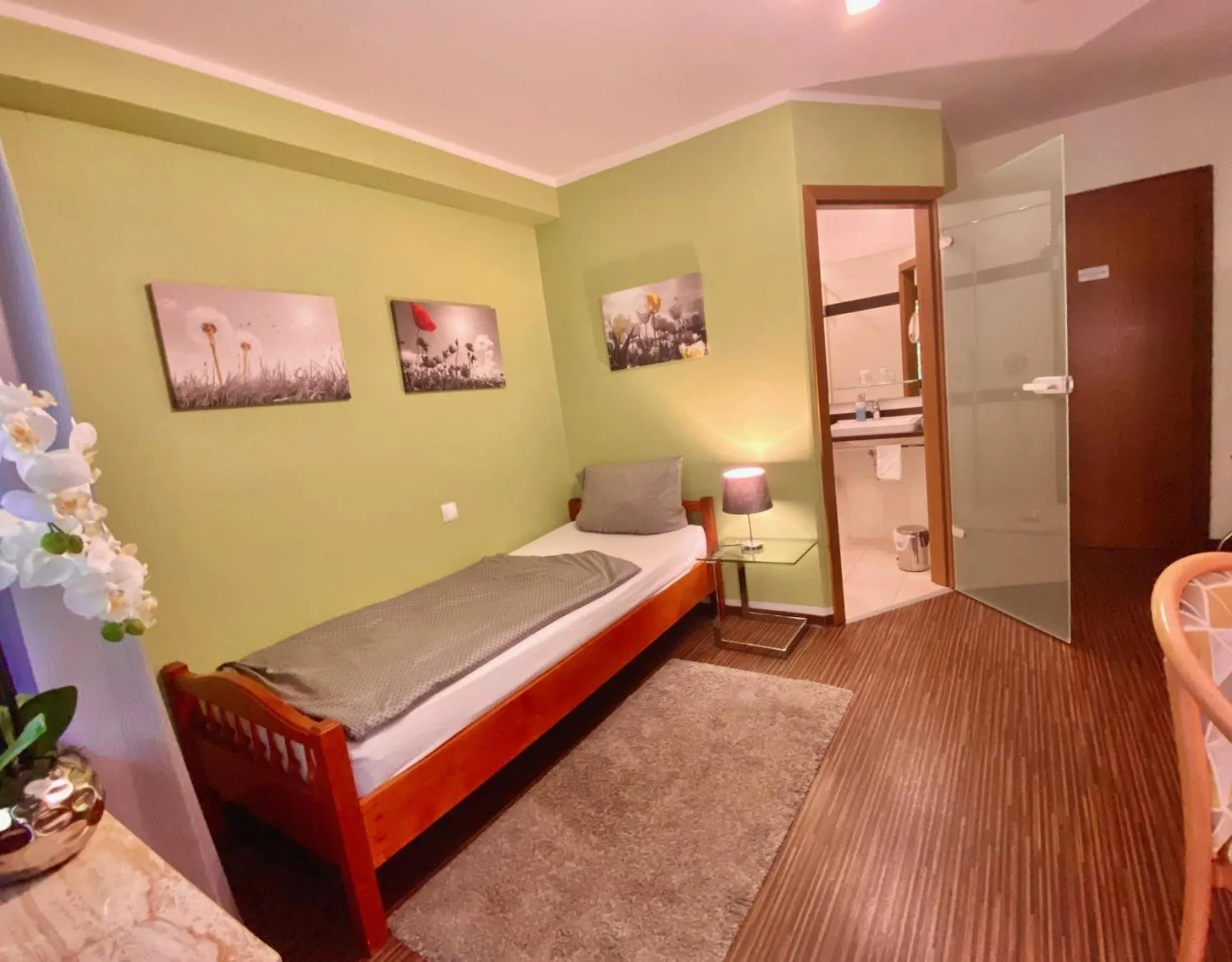 Balcony/Terrace, Bed in Landhotel Fasanenhof