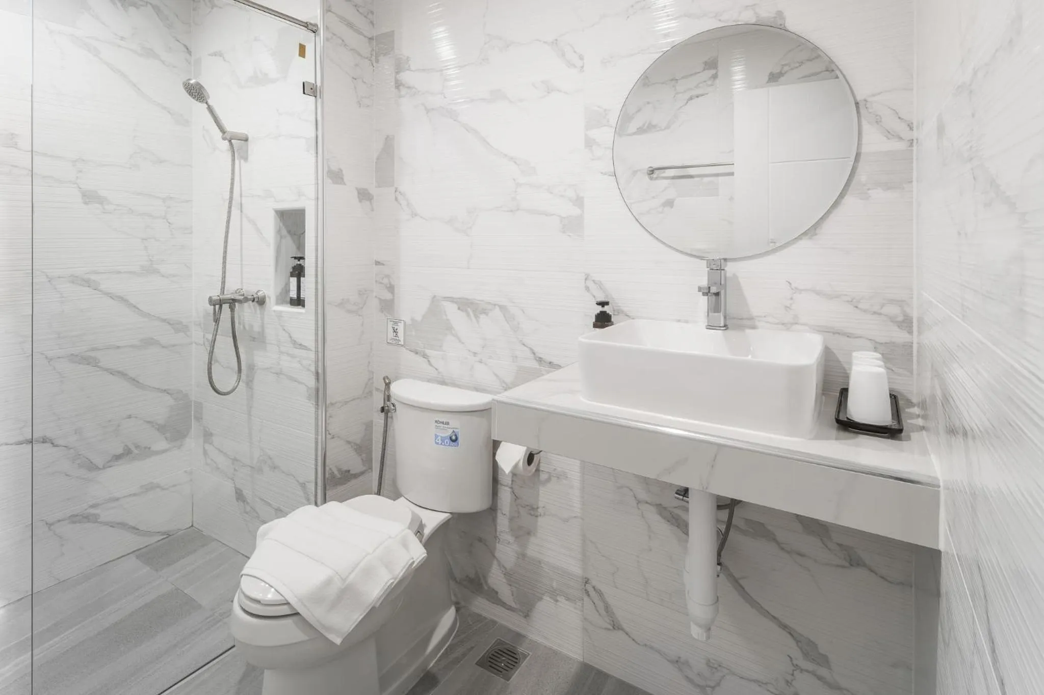 Bathroom in Tree Tara hotel