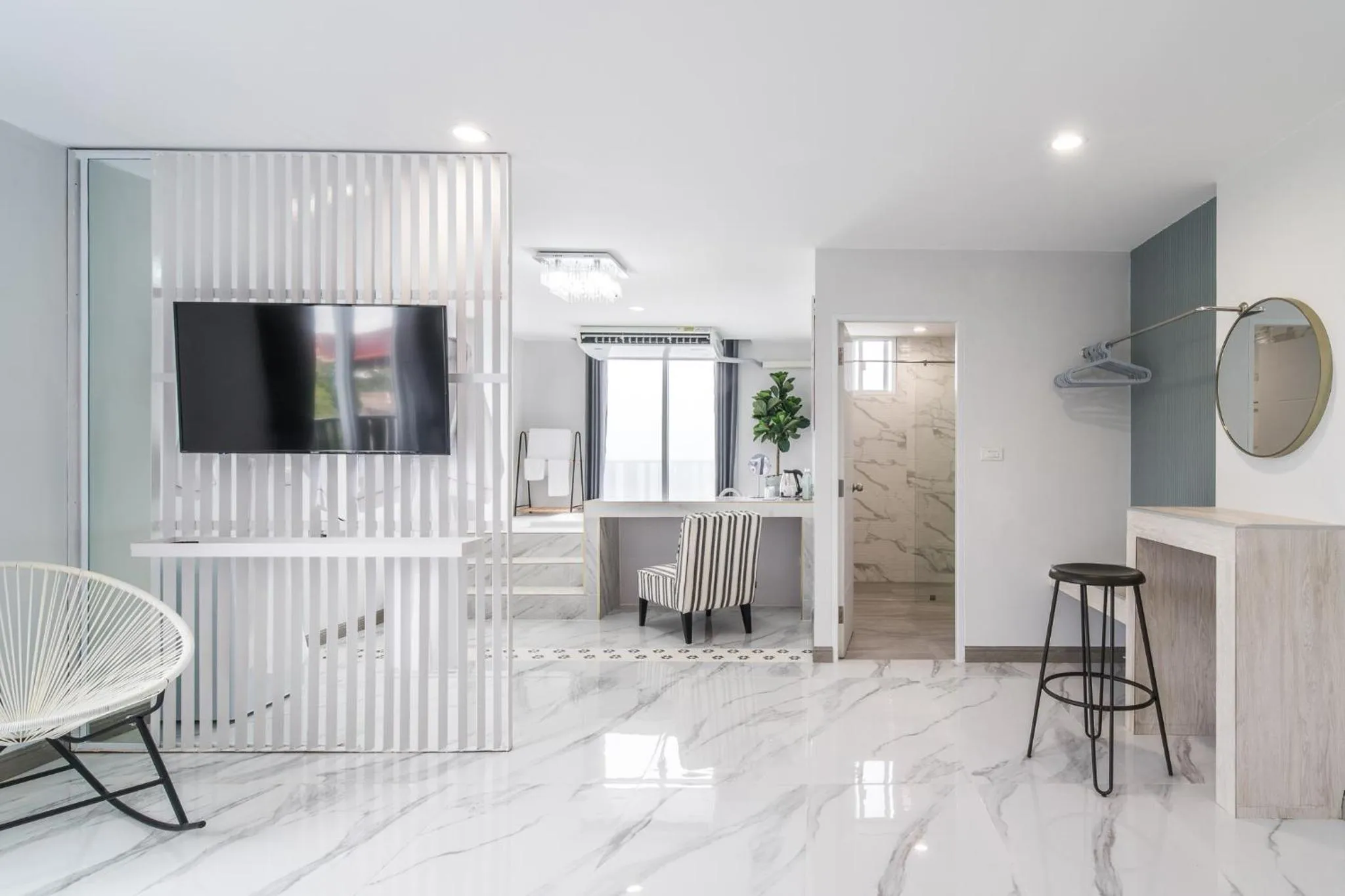 Seating area in Tree Tara hotel