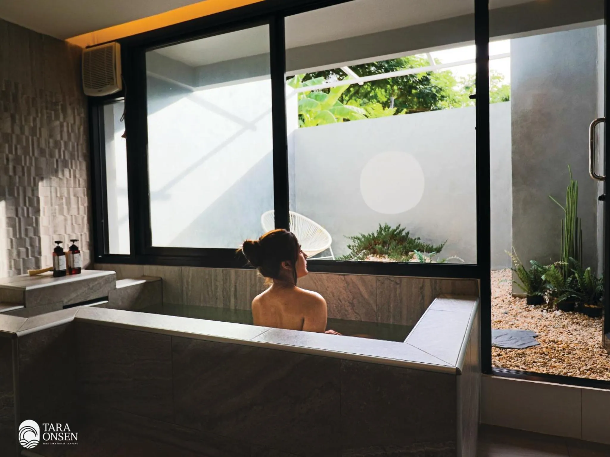 Hot Spring Bath in Tree Tara hotel