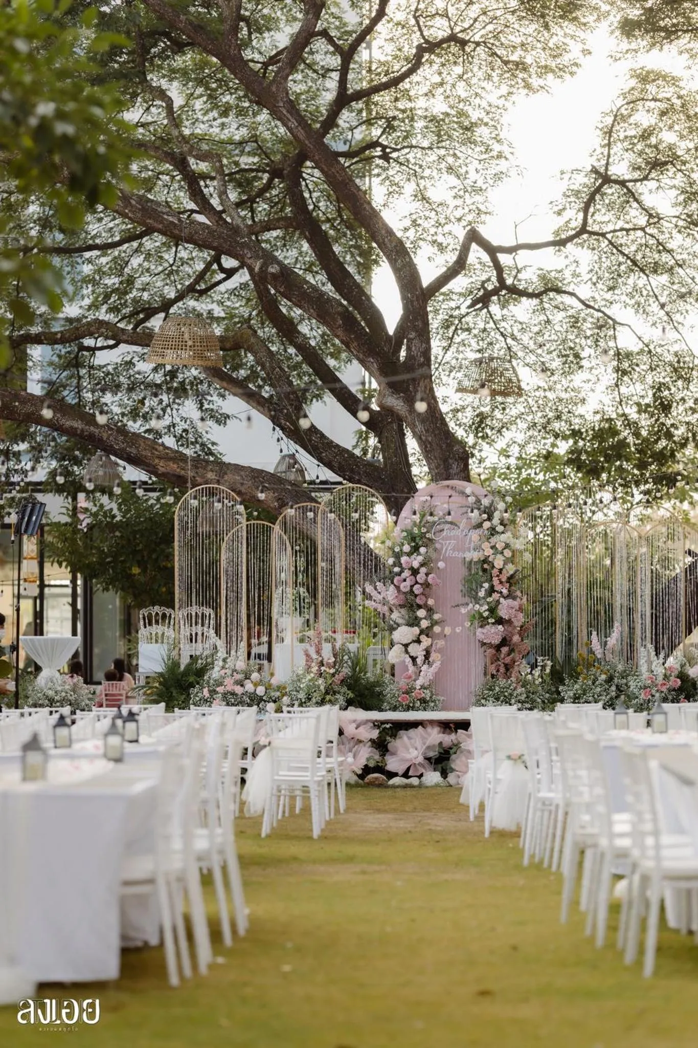Garden in Tree Tara hotel
