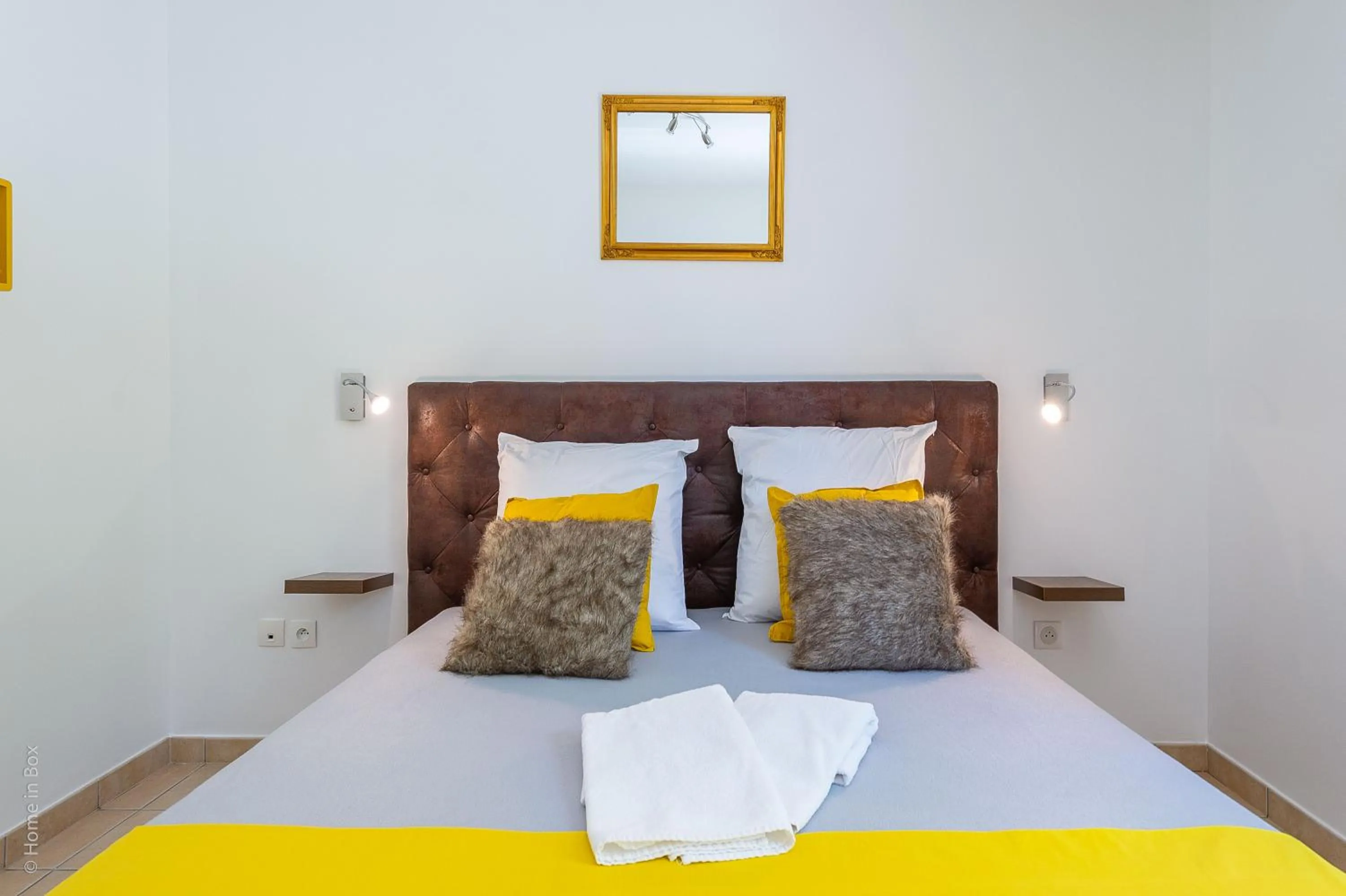 Bedroom, Bed in Appartement Montévrain Proche Disneyland - 6 Pax WIFI Parking