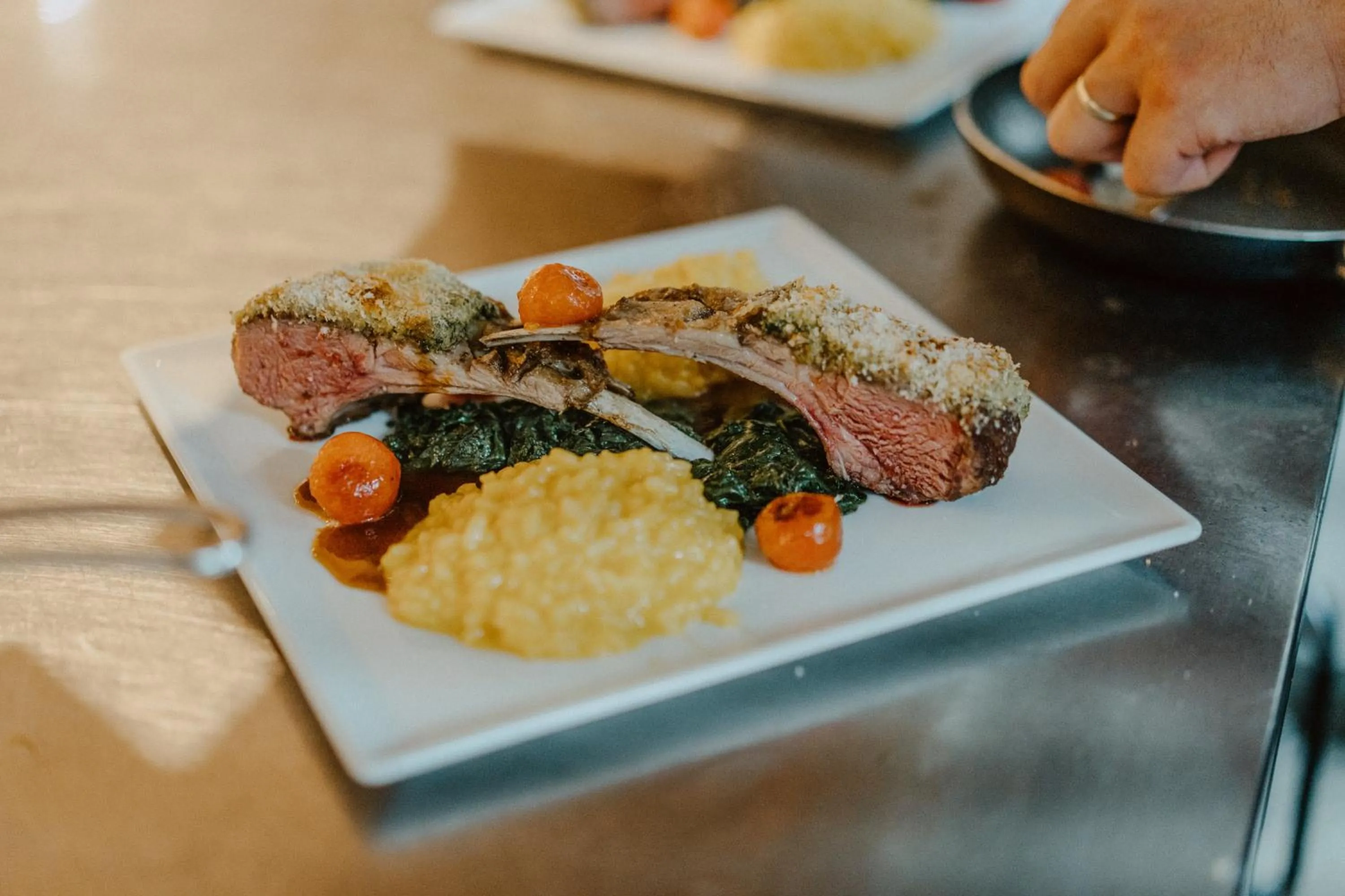 Food close-up in Hotel Waldeck mit Restaurant "Florian'S"