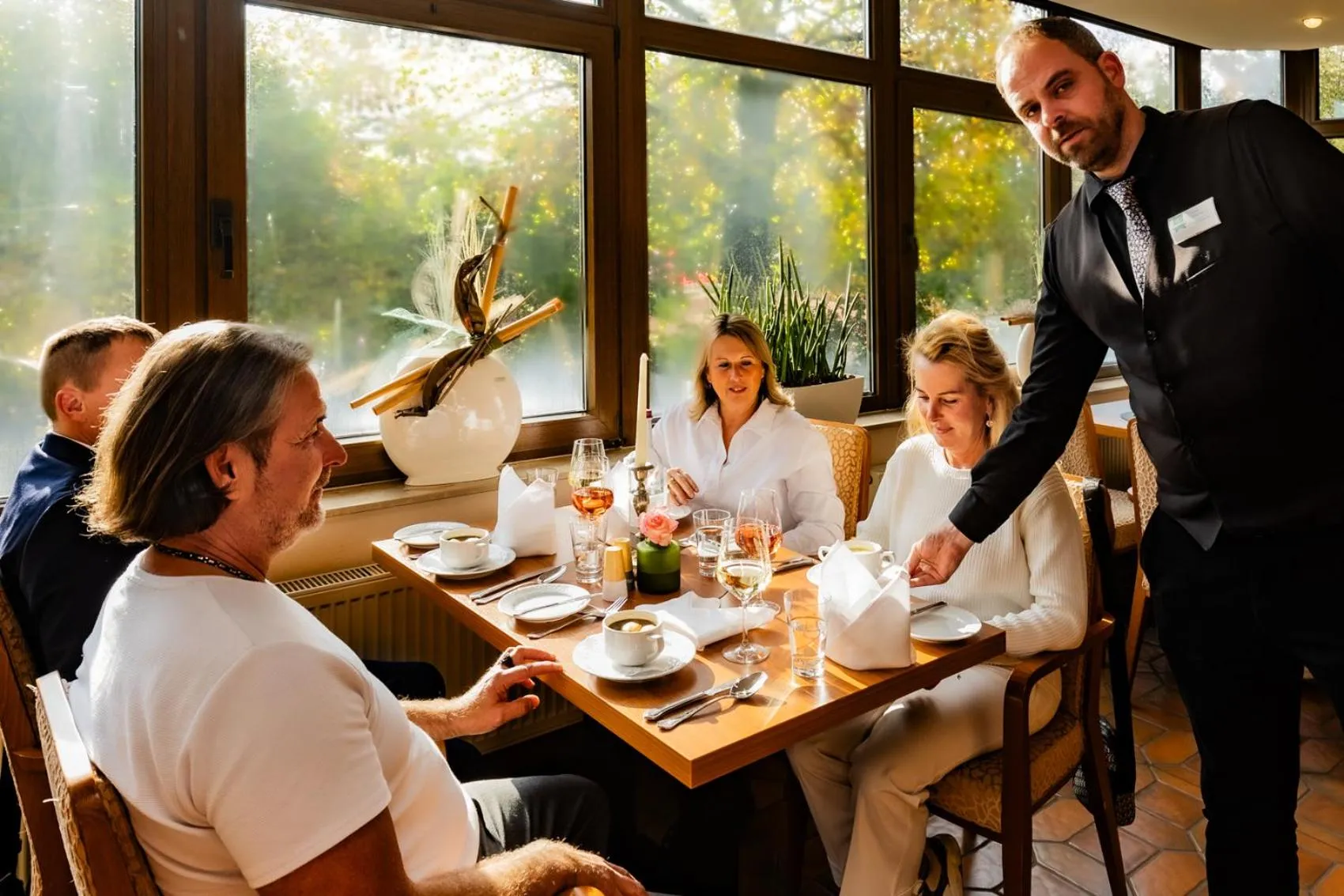 Restaurant/places to eat in Sport- und Tagungshotel De Poort