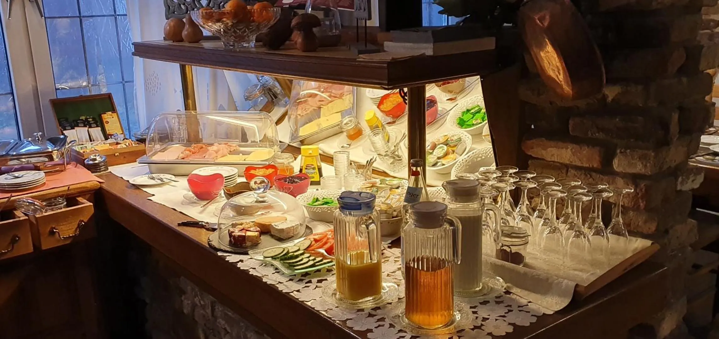 Buffet breakfast in Hotel Garni Landhaus zur Issel