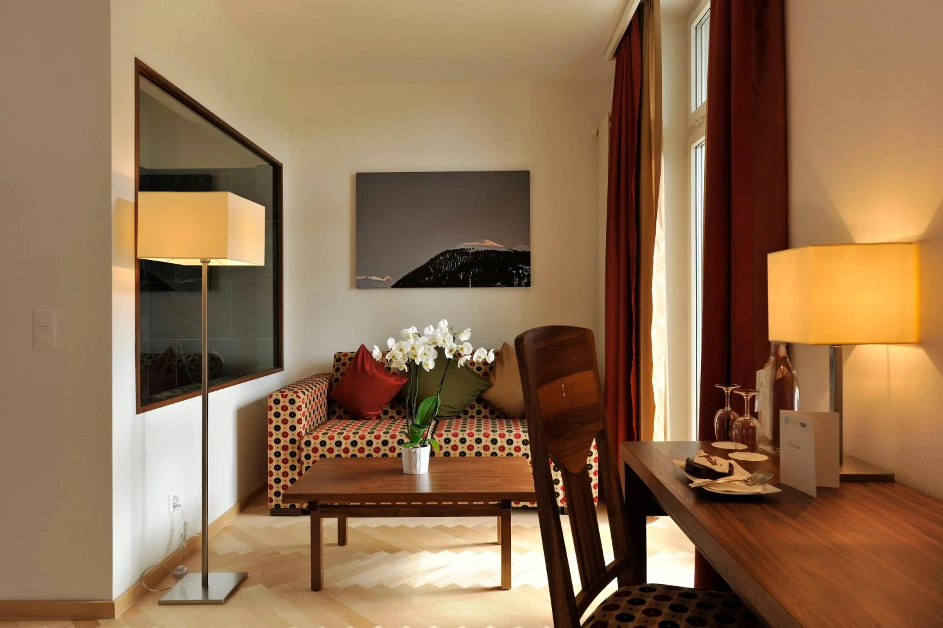 Seating area in Waldhotel & SPA Davos - for body & soul