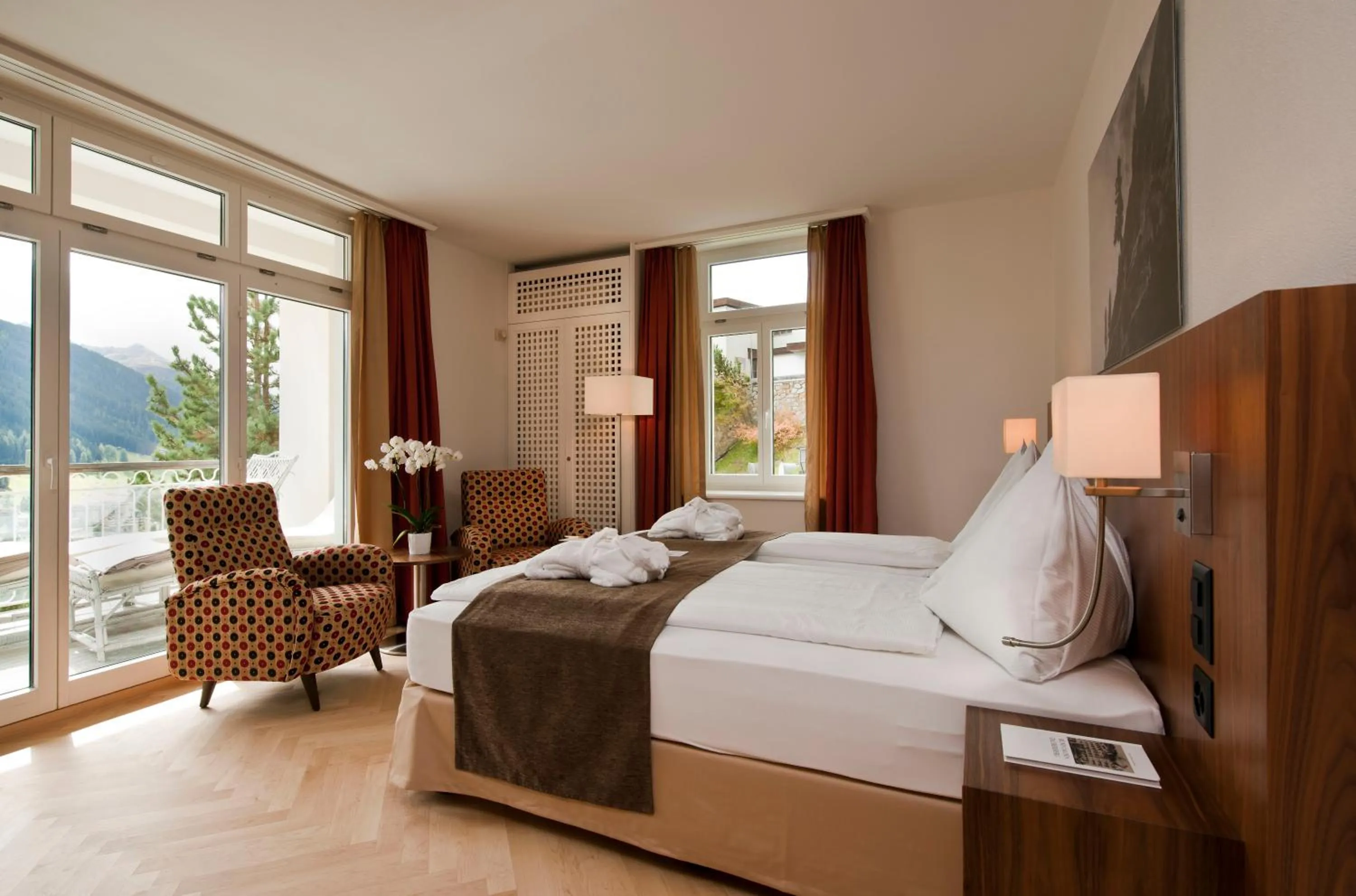 Bed in Waldhotel & SPA Davos - for body & soul