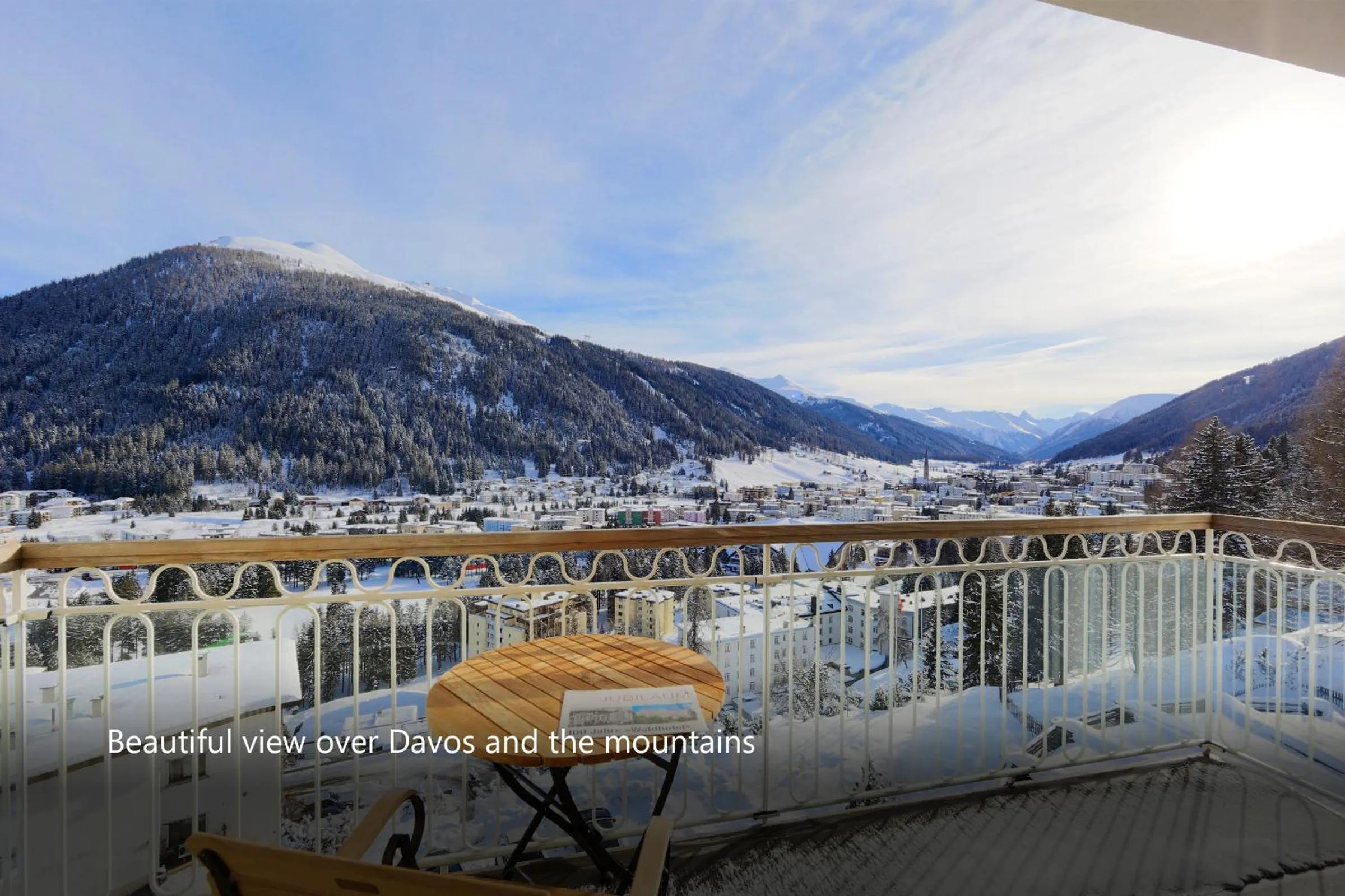 Mountain view in Waldhotel & SPA Davos - for body & soul