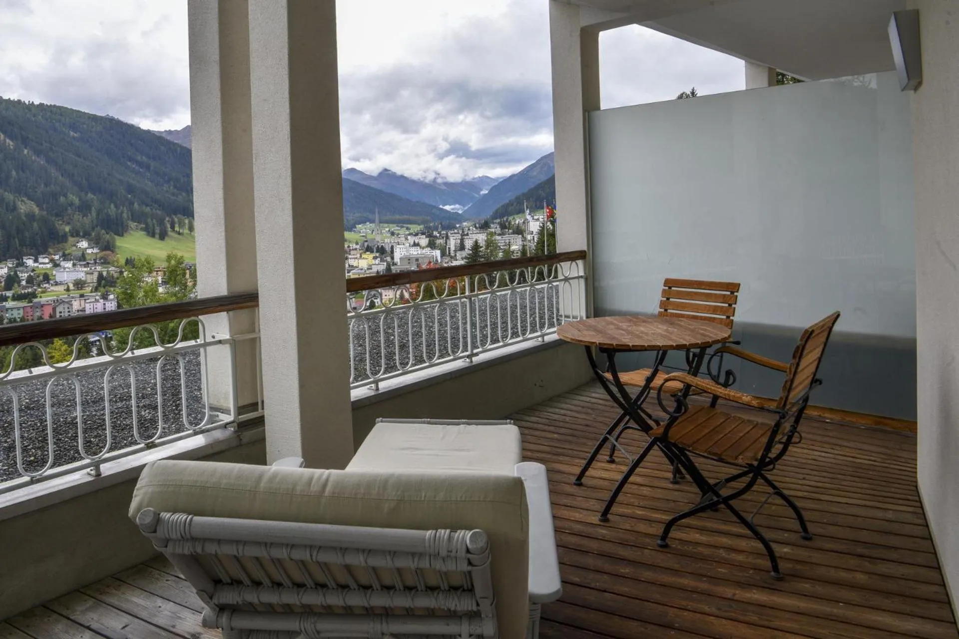 View (from property/room) in Waldhotel & SPA Davos - for body & soul