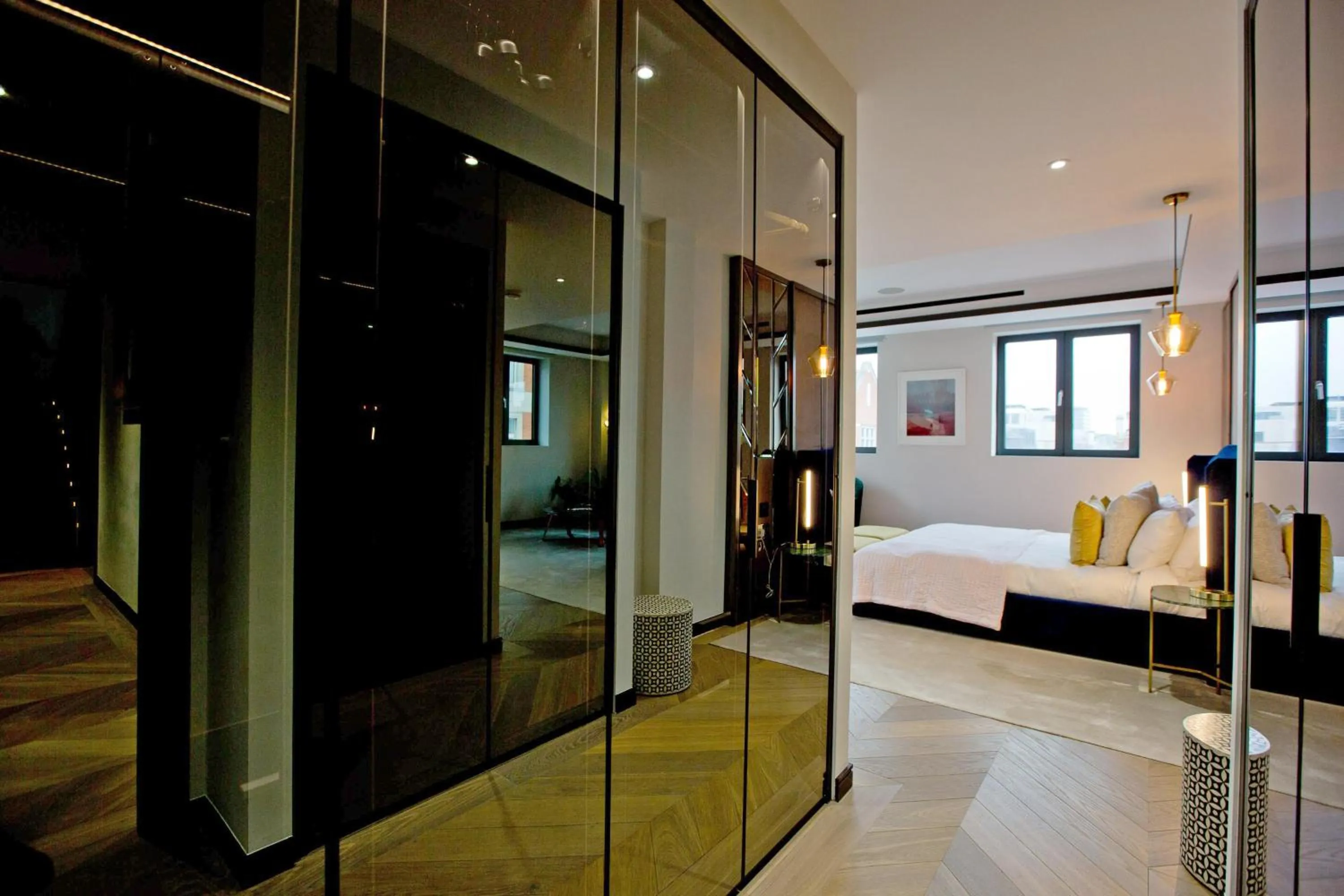 wardrobe, Bed in 37GS Residences