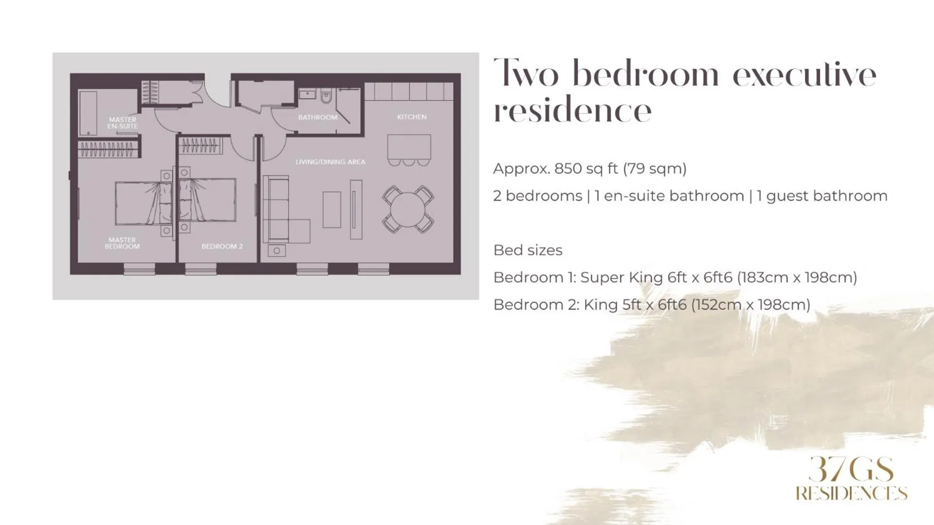 Floor plan in 37GS Residences