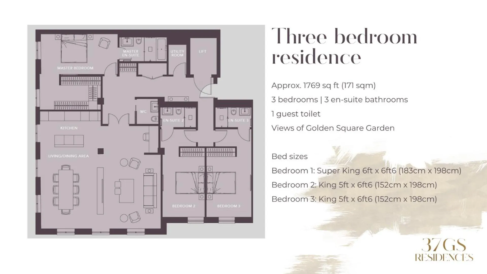Floor plan in 37GS Residences