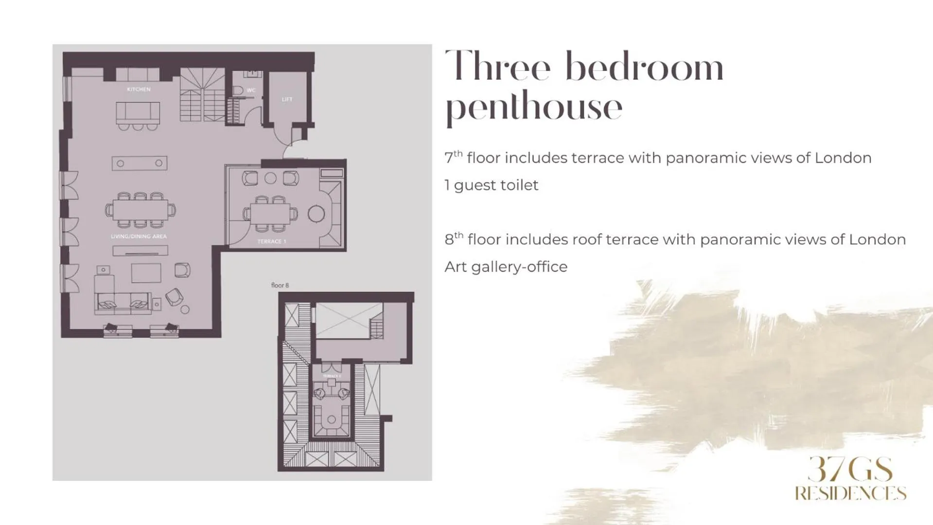Floor plan in 37GS Residences