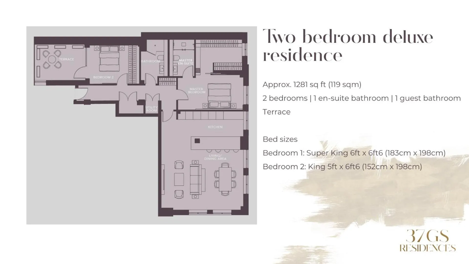 Floor plan in 37GS Residences