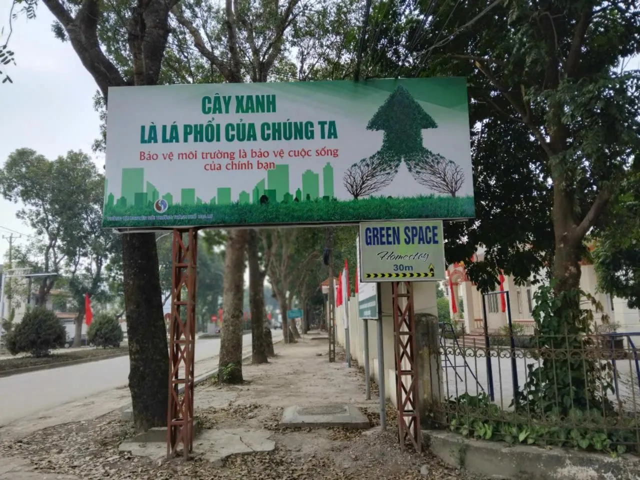 Logo/Certificate/Sign in Green Space Homestay