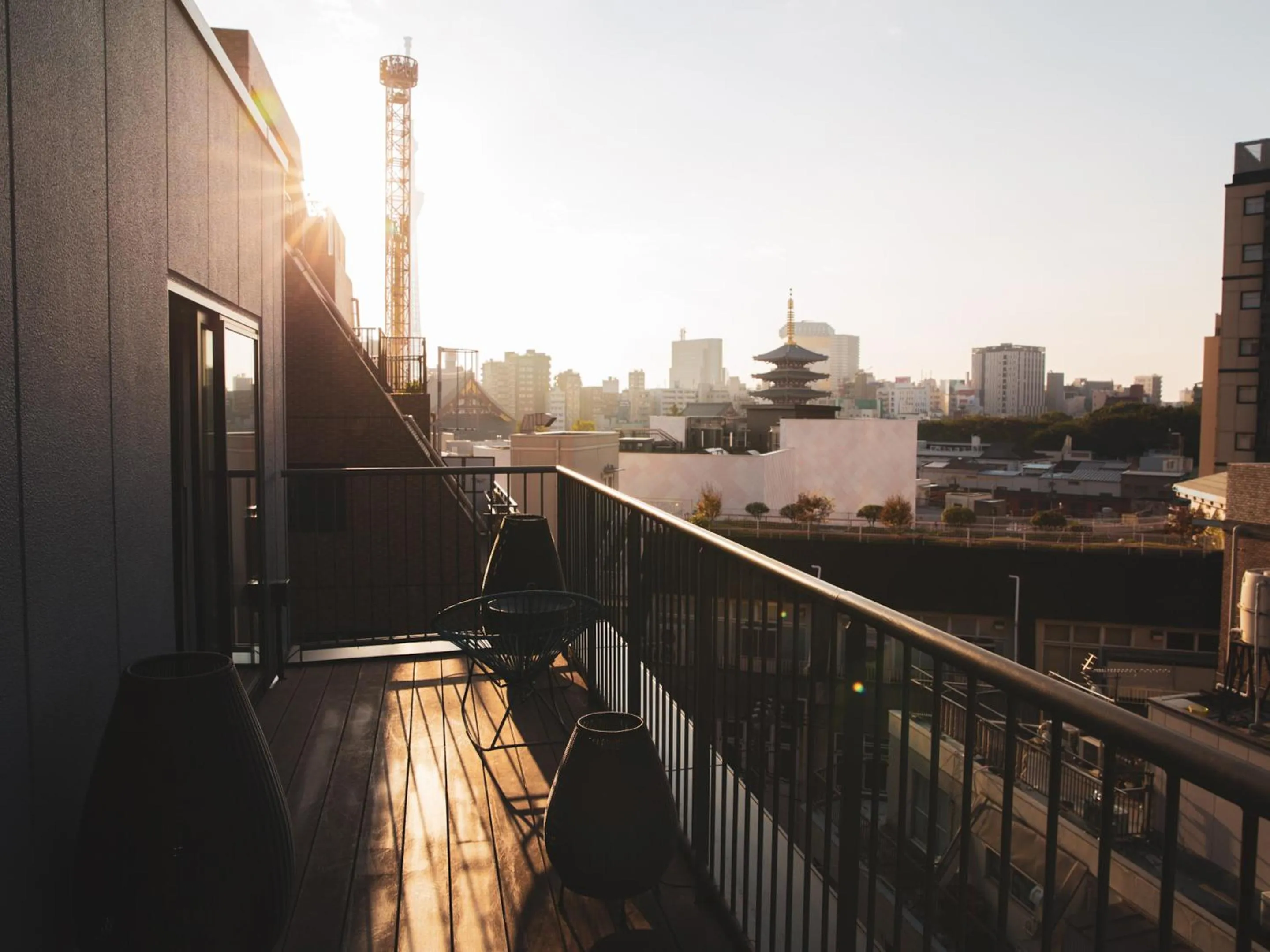 Balcony/Terrace in Asakusa Kokono Club Hotel