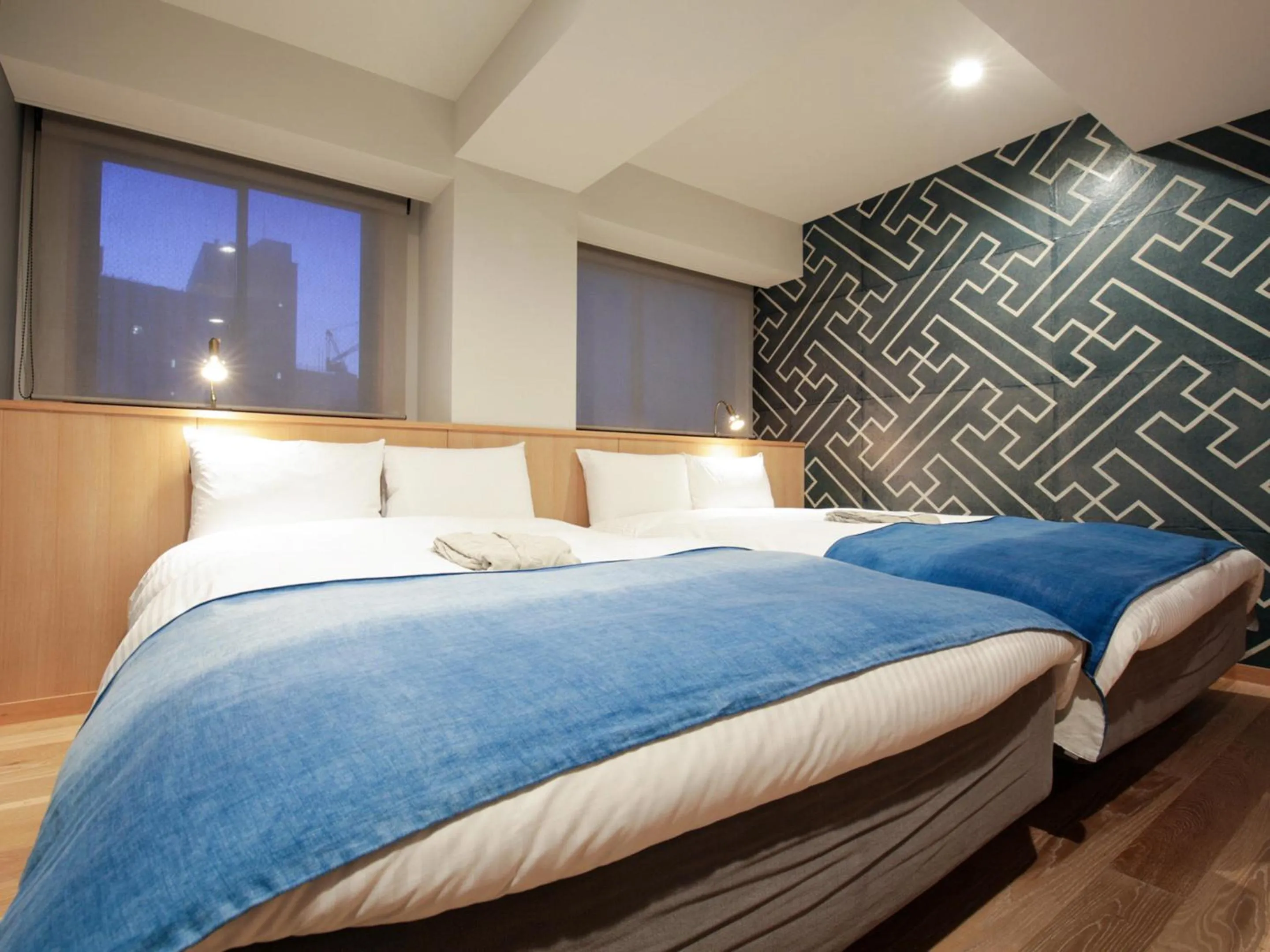 Bed in Asakusa Kokono Club Hotel