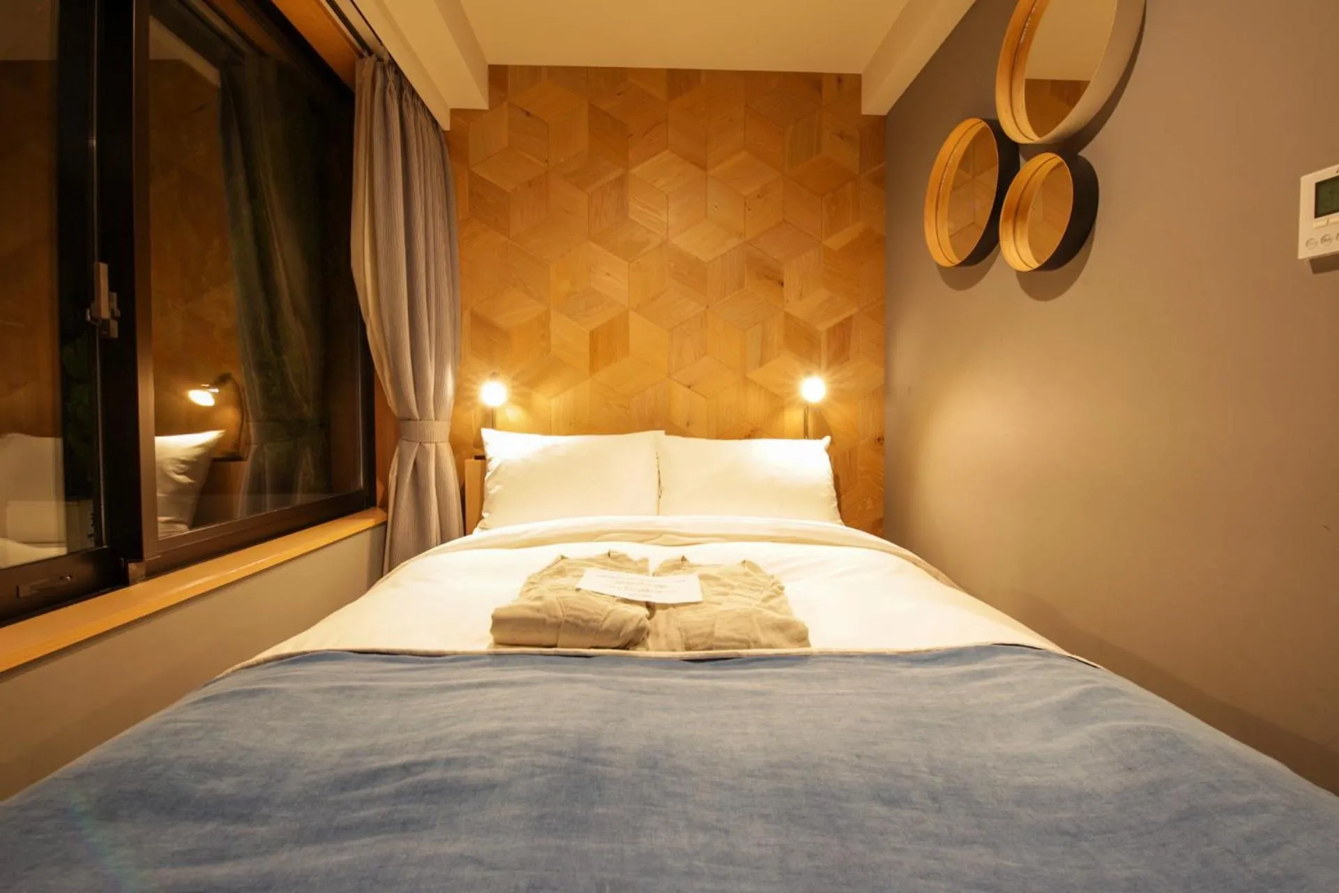 Bed in Asakusa Kokono Club Hotel