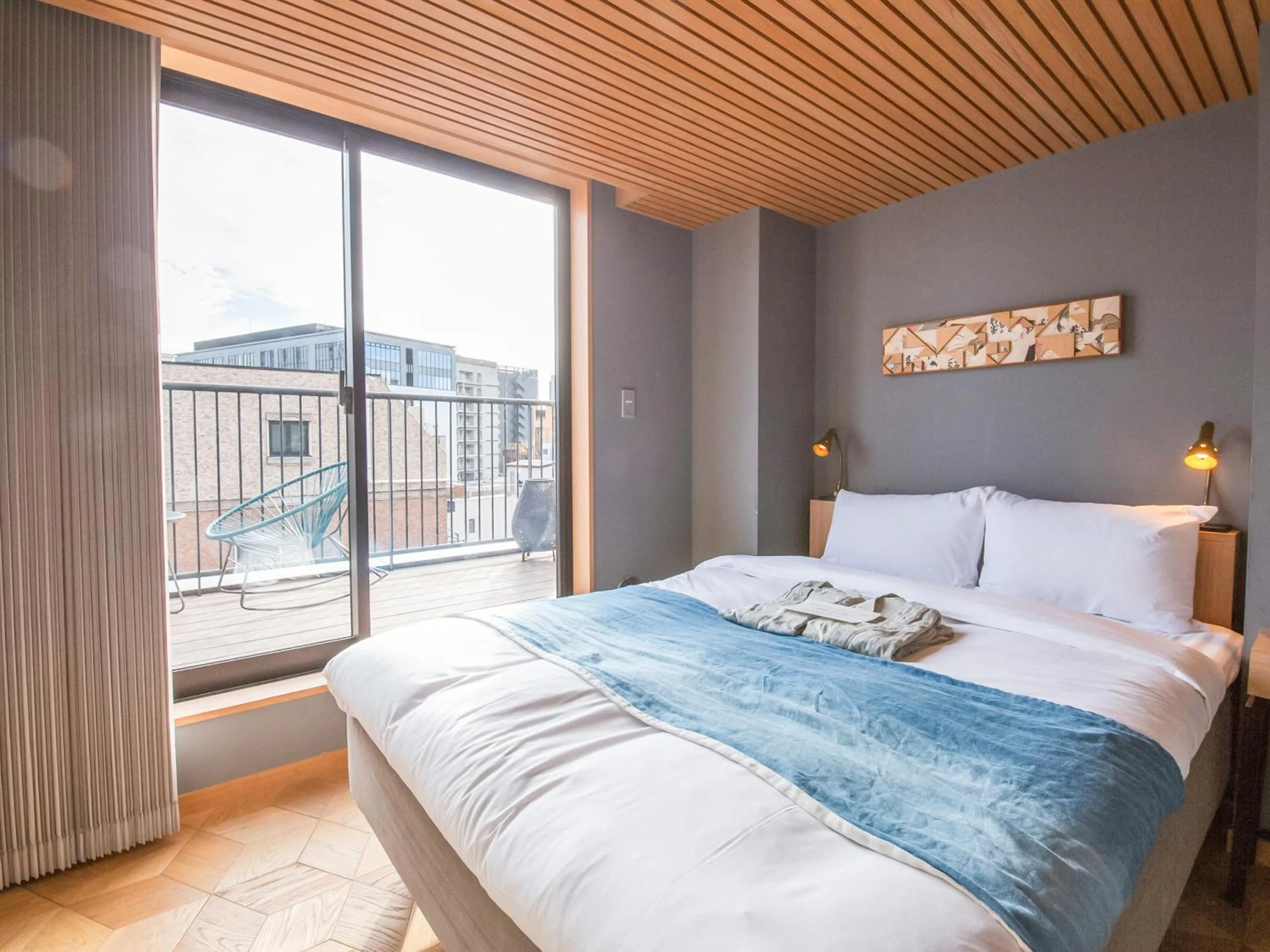 Bed in Asakusa Kokono Club Hotel