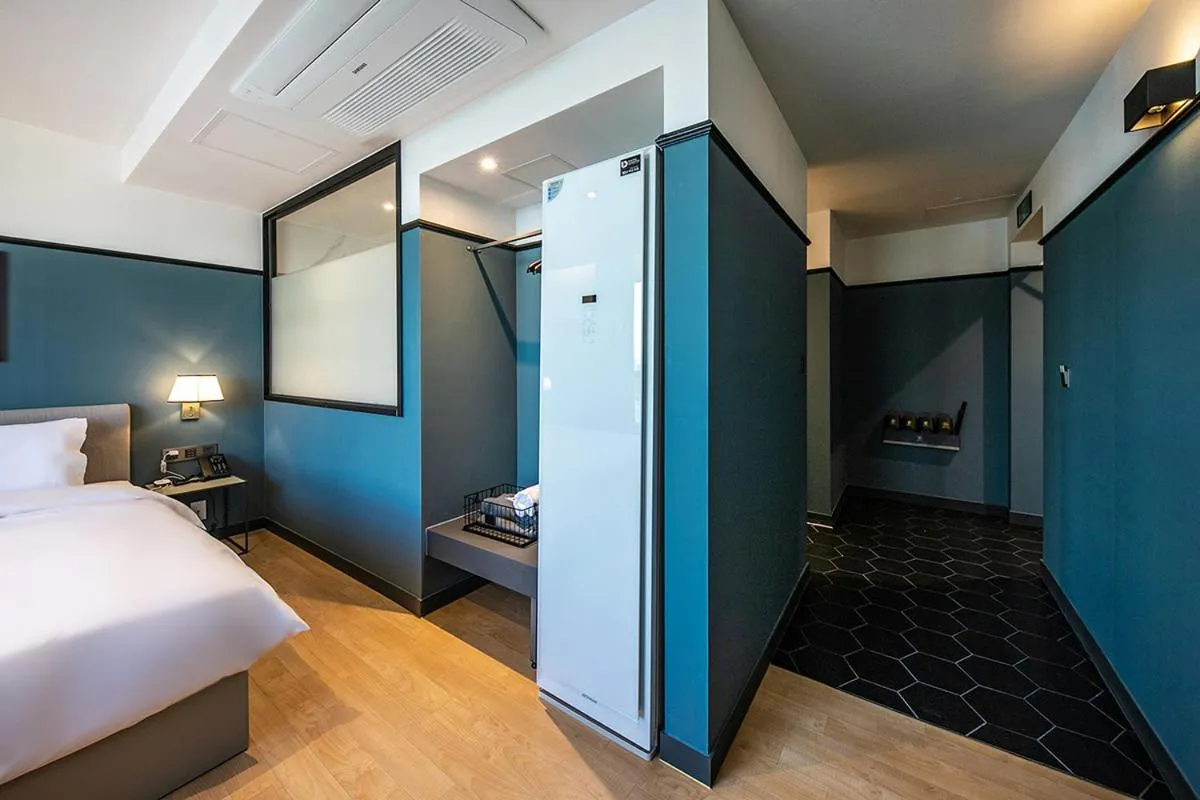 Bed in Brown Dot Hotel Ulsan Jangsaengpo