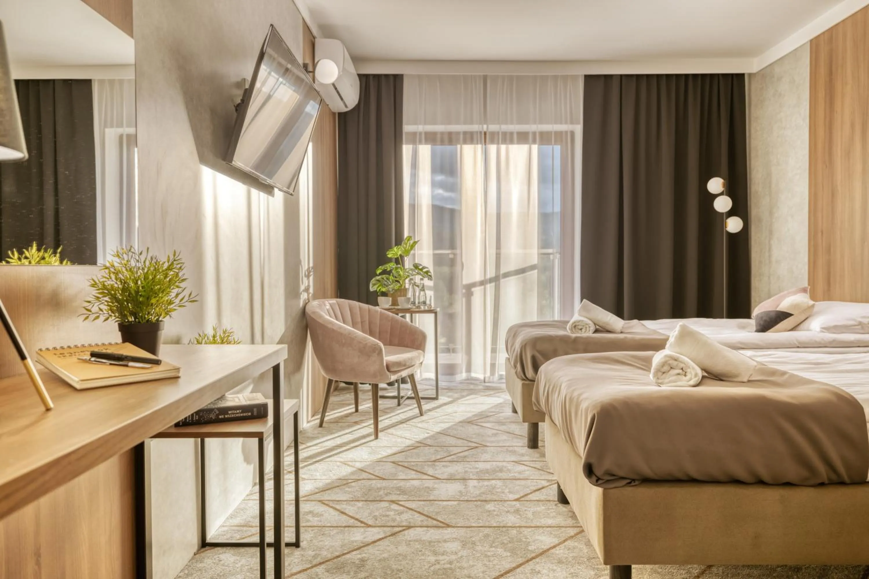 Mountain view, Bed in Sudecki Resort & SPA