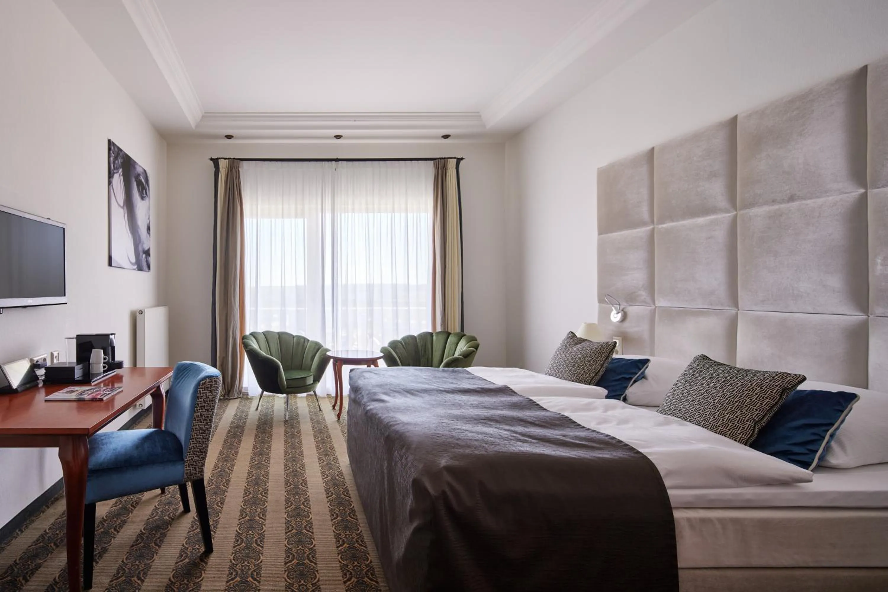 Bed in Van der Valk Resort Linstow